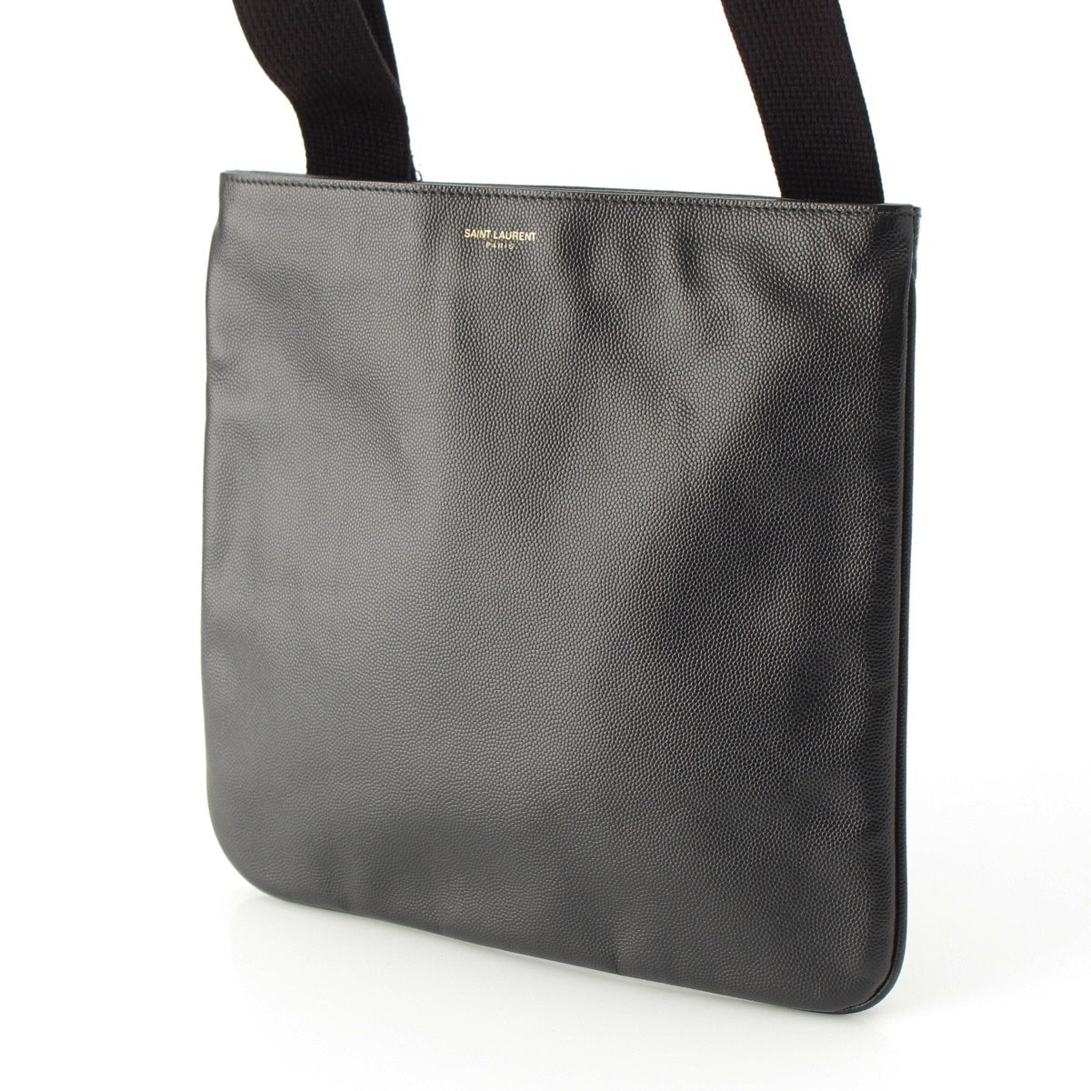 SAINT LAURENT Sacosh leather Shoulder Bag 326858 black