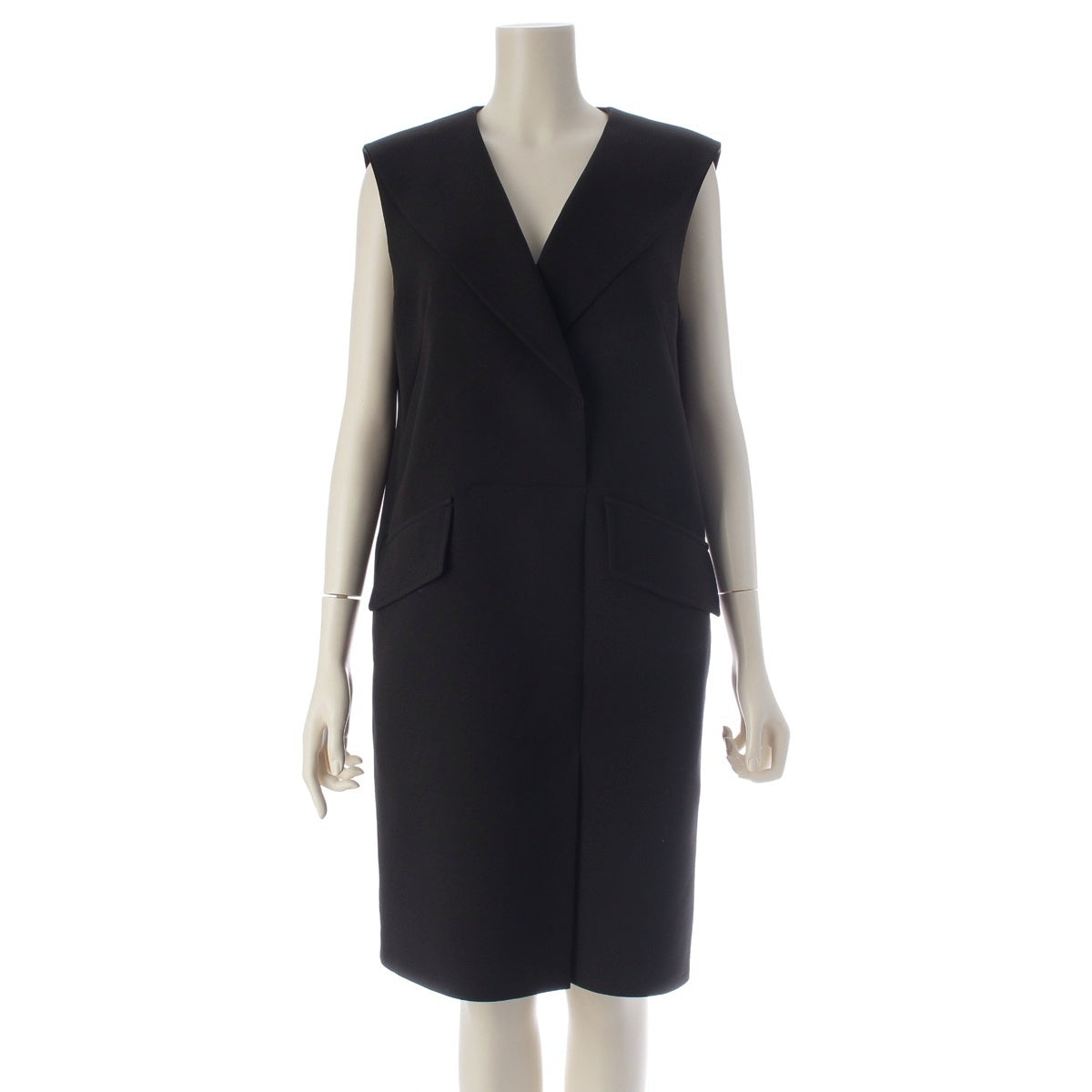 Rene Sleeveless vest design one piece dress 6316130 black 34