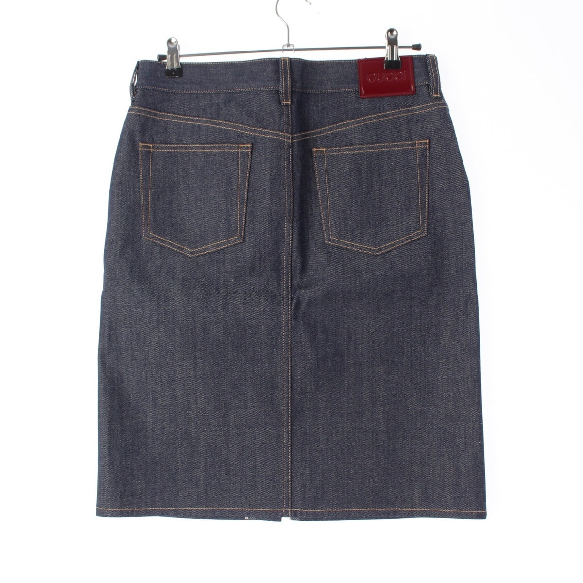 GUCCI Denim slit skirt Bottoms 812719 Indigo 40