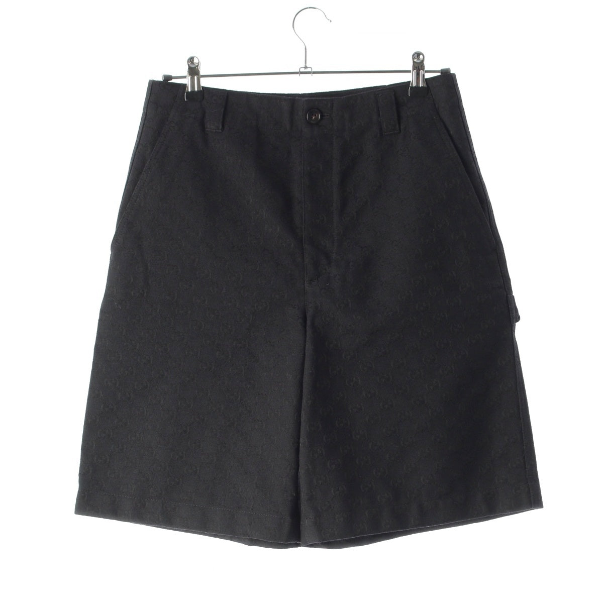 GUCCI GG Jacquard Painter shorts Pants Bottoms 791566 black 44
