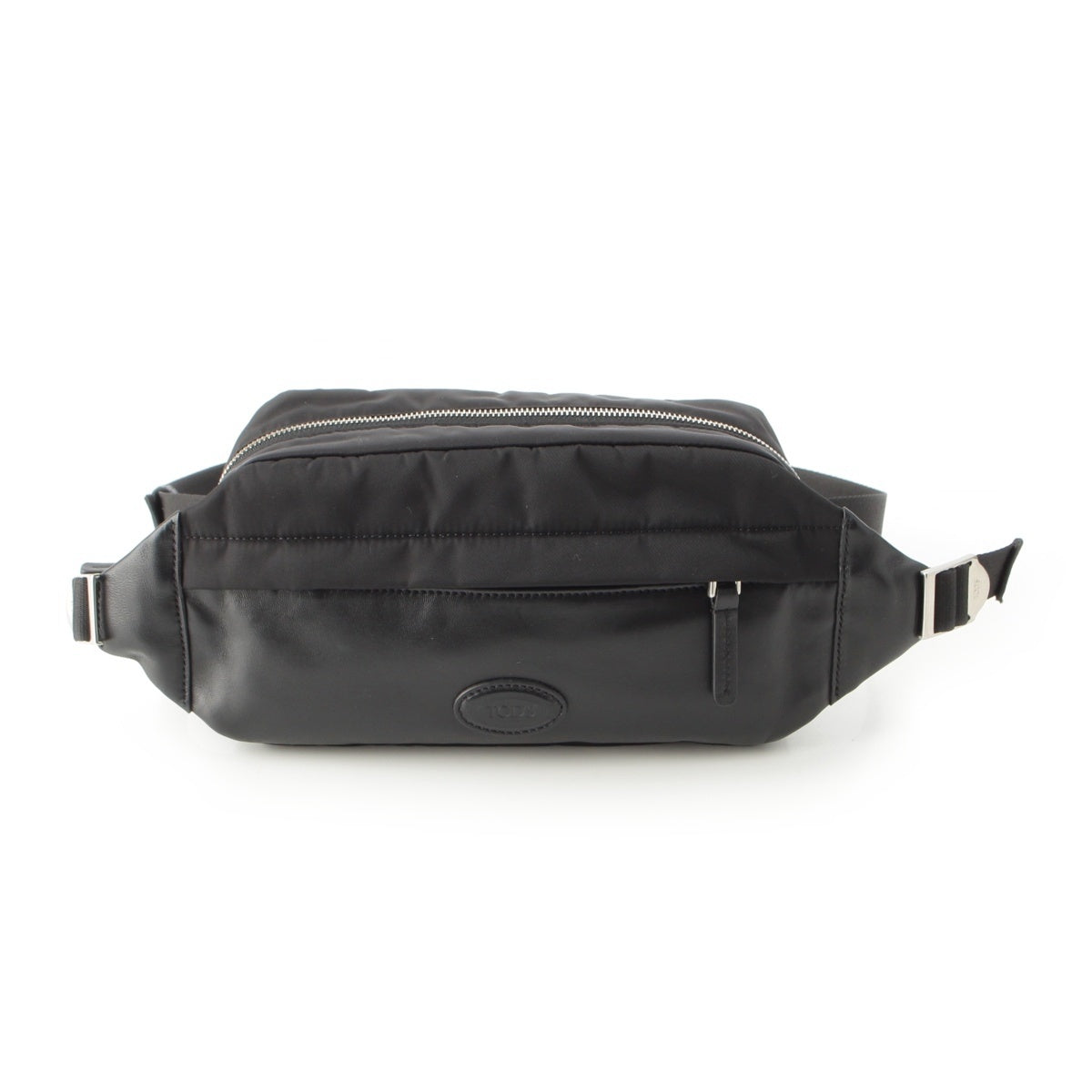 TOD’S Fabric & Leather TRK SLING Belt Mini Waist bag XBMTRKX0100SPFB999 black