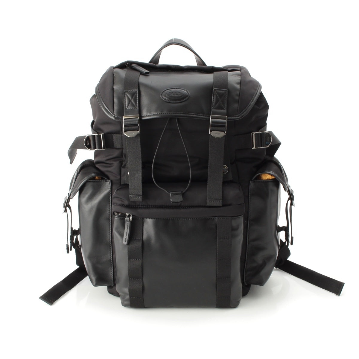 TOD’S TRK BACKPACK BLAS Leather fabric medium Backpack Daypack XBMTRKX0100SPFB999 black