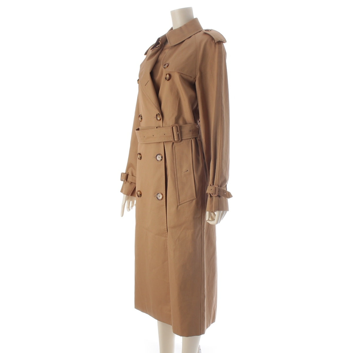Burberry London cotton trench coat beige 38