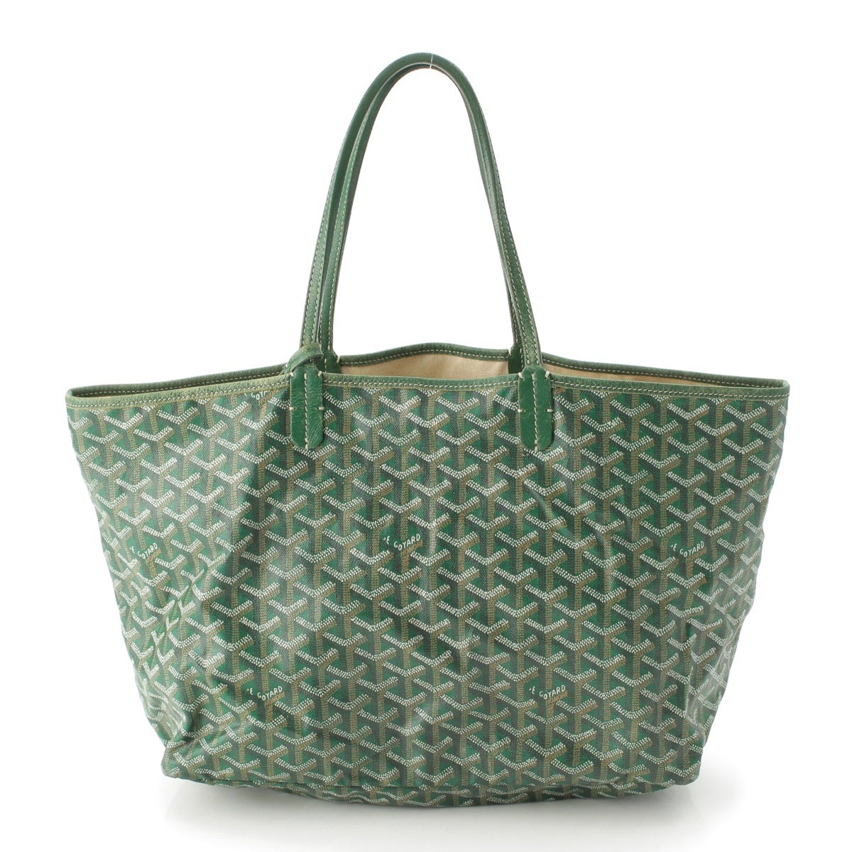 GOYARD Saint Louis PM PVC Tote Bag green