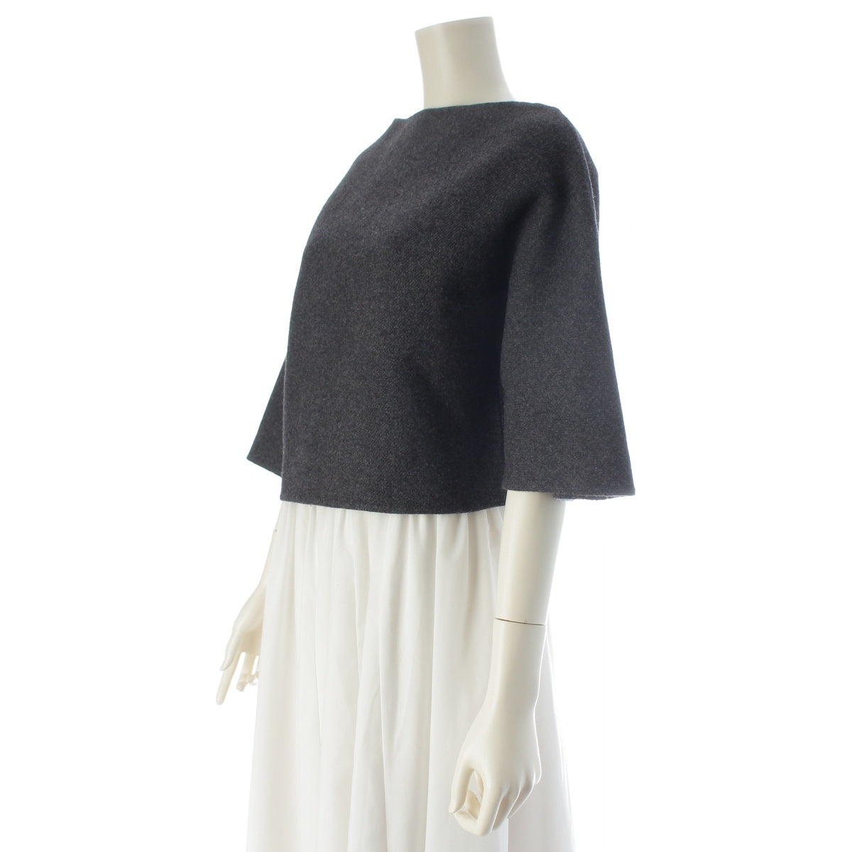 THE ROW LISON TOPS Wool Nylon Cashmere Modified pullover tops 8405-W1439 gray 0