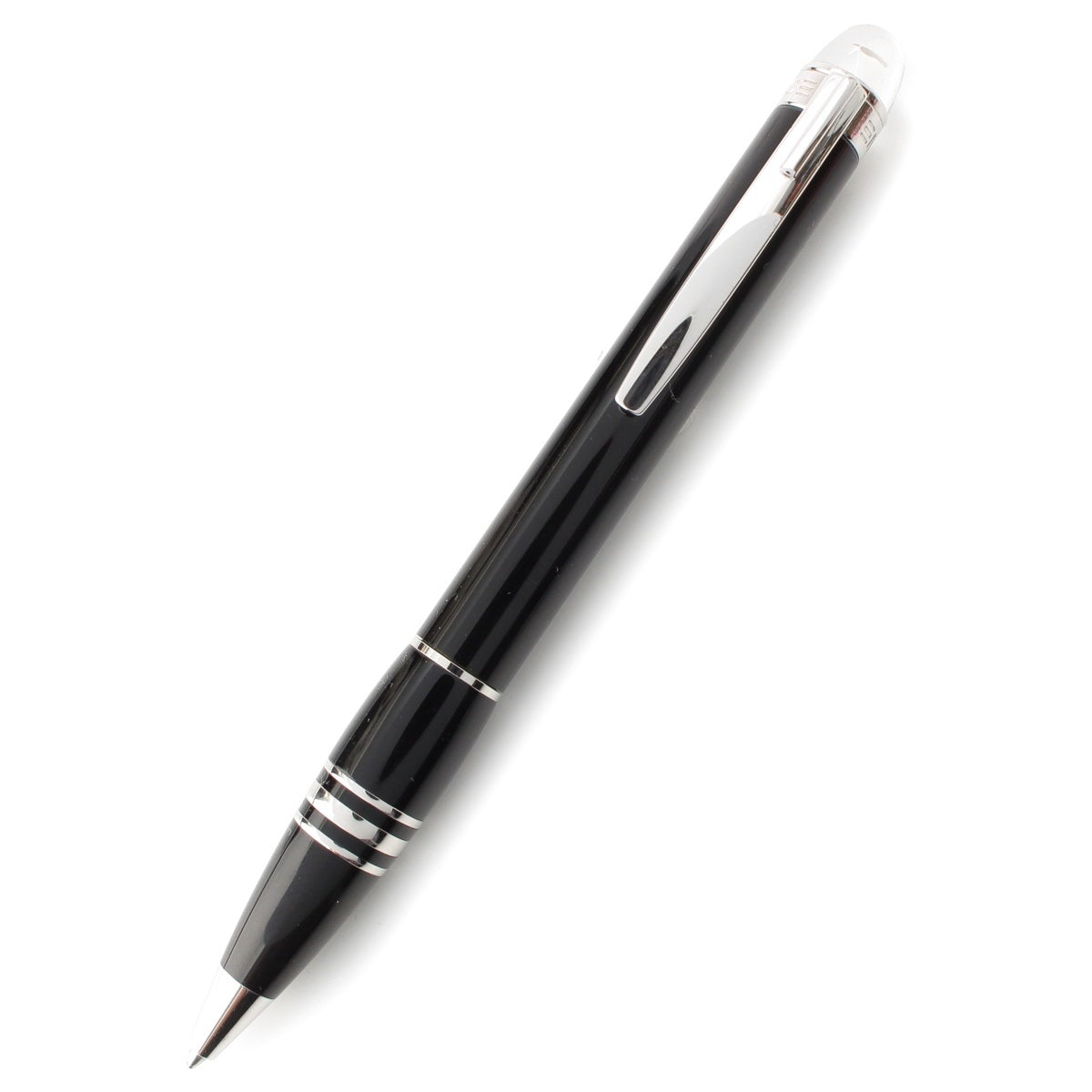 MONTBLANC Starwalker Metal resin Twist mechanism Ballpoint pen Black Silver