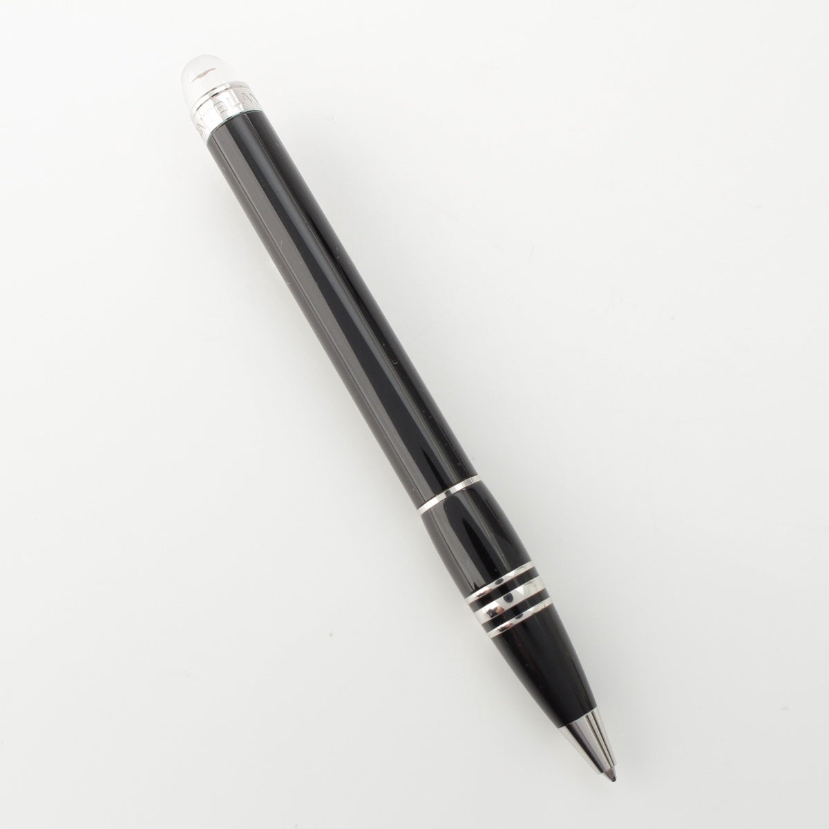 MONTBLANC Starwalker Metal resin Twist mechanism Ballpoint pen Black Silver