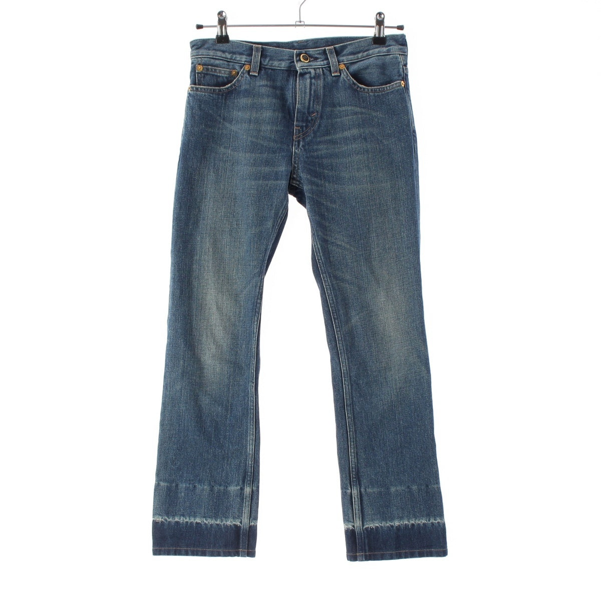 CELINE Lion Futon Skinny Denim pants Bottoms 2 1B91 Blue 34