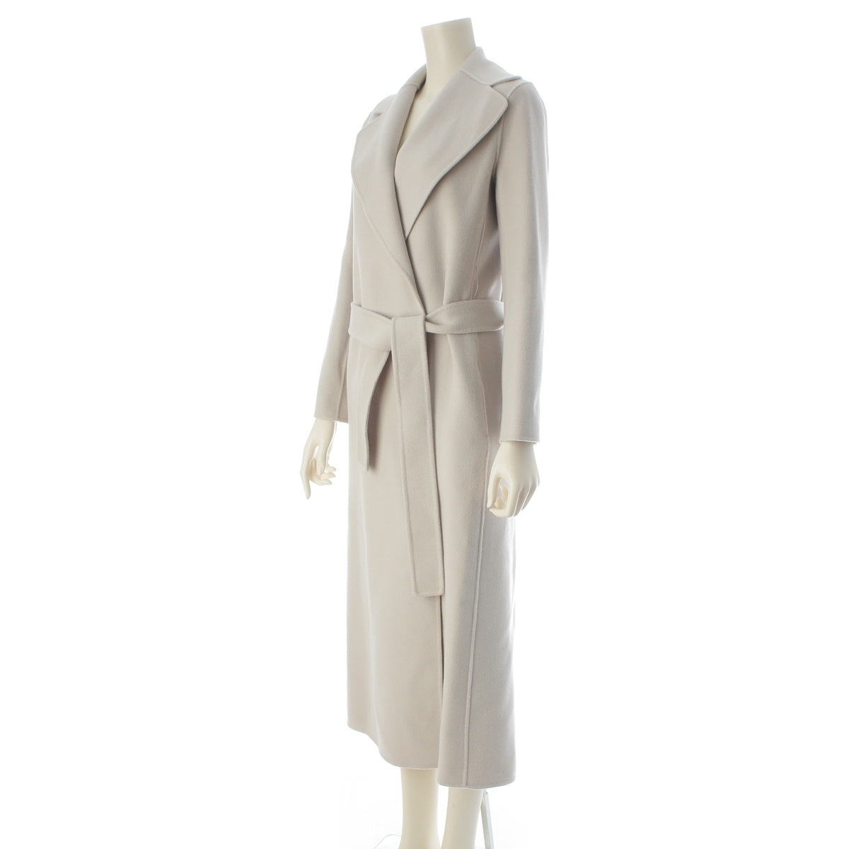 S Max Mara POLDO Poldo Pure Virgin wool Long coat outer pale gray 34