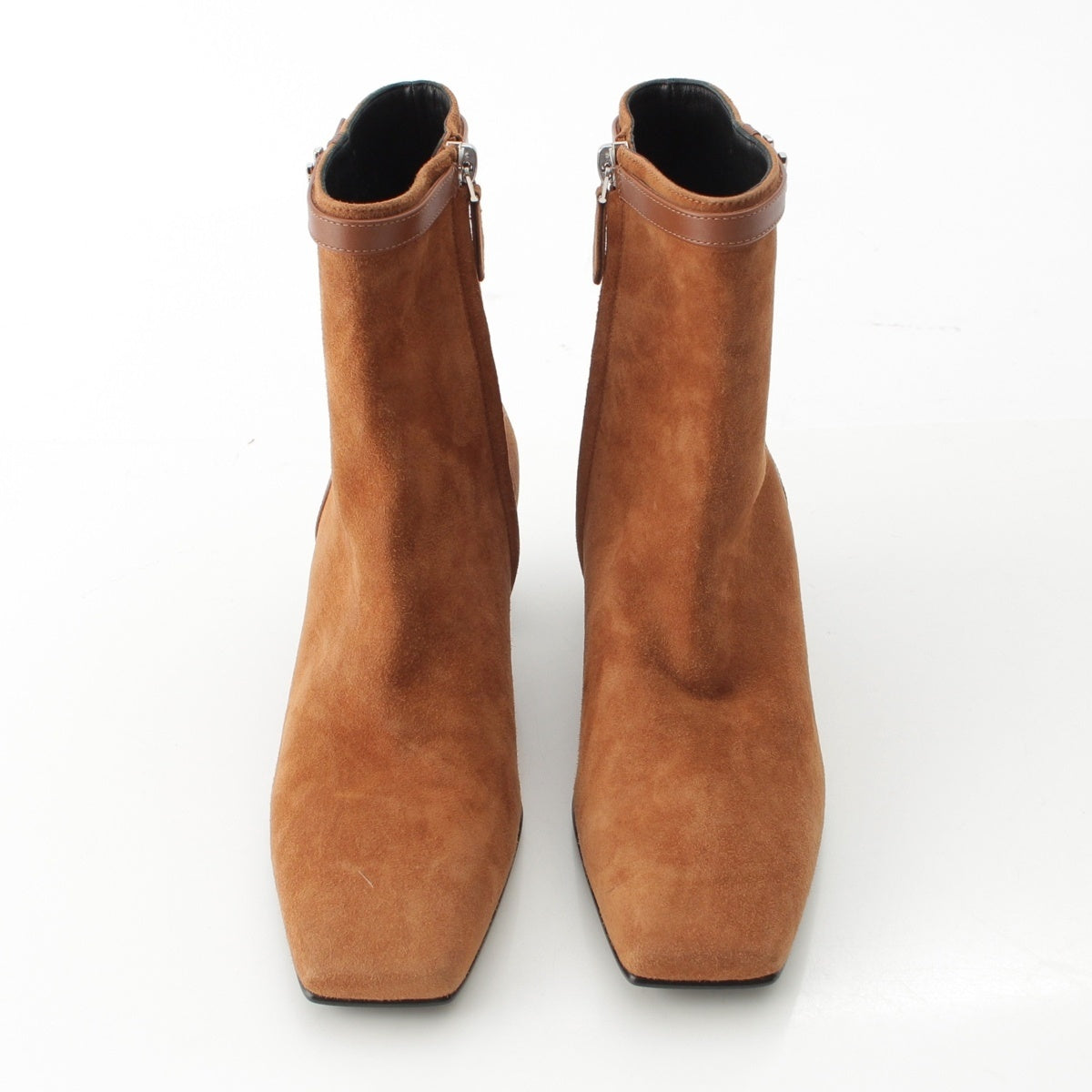 HERMES Omage H-Buckle Ankle boots Brown 36