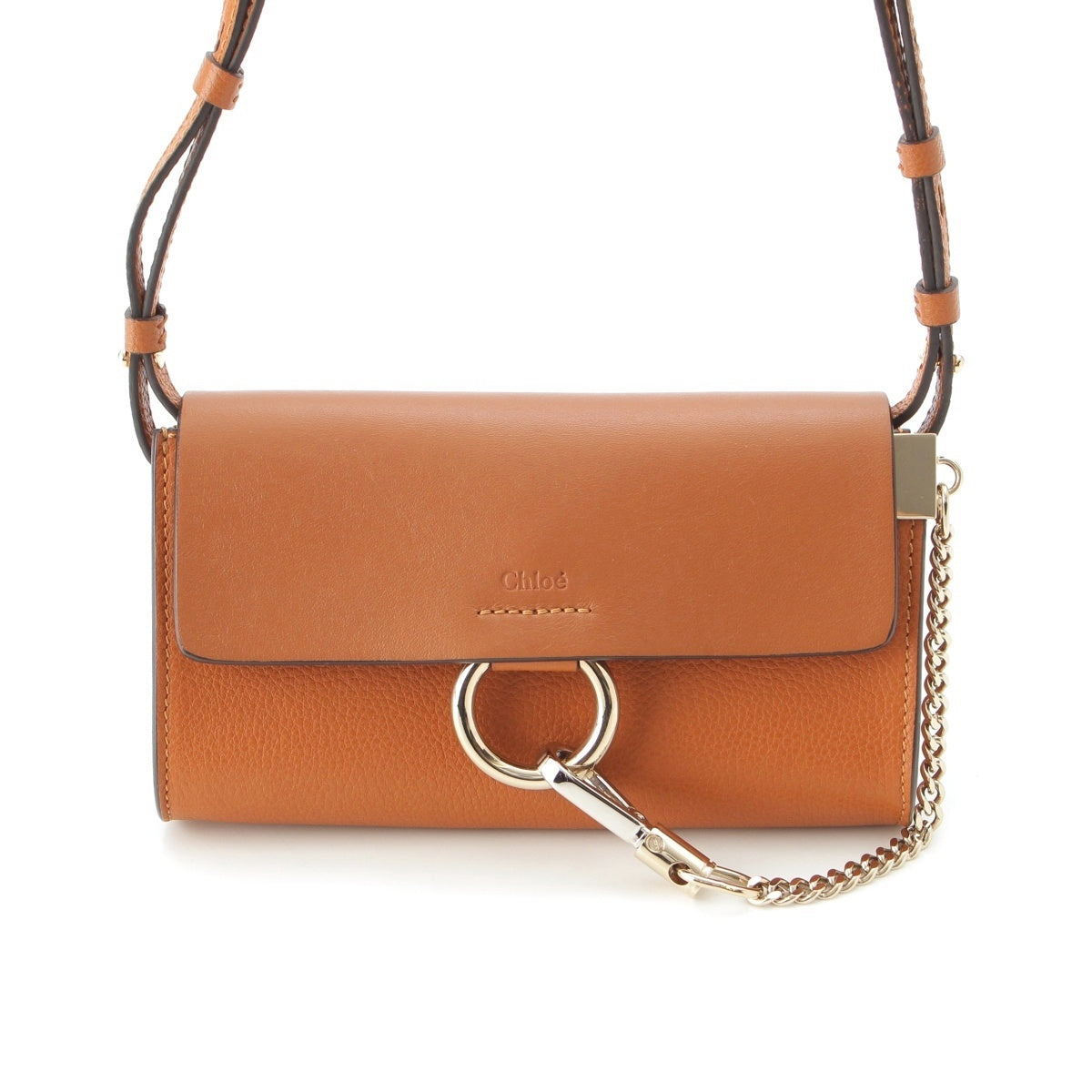 Chloe Fay leather Shoulder Bag Brown