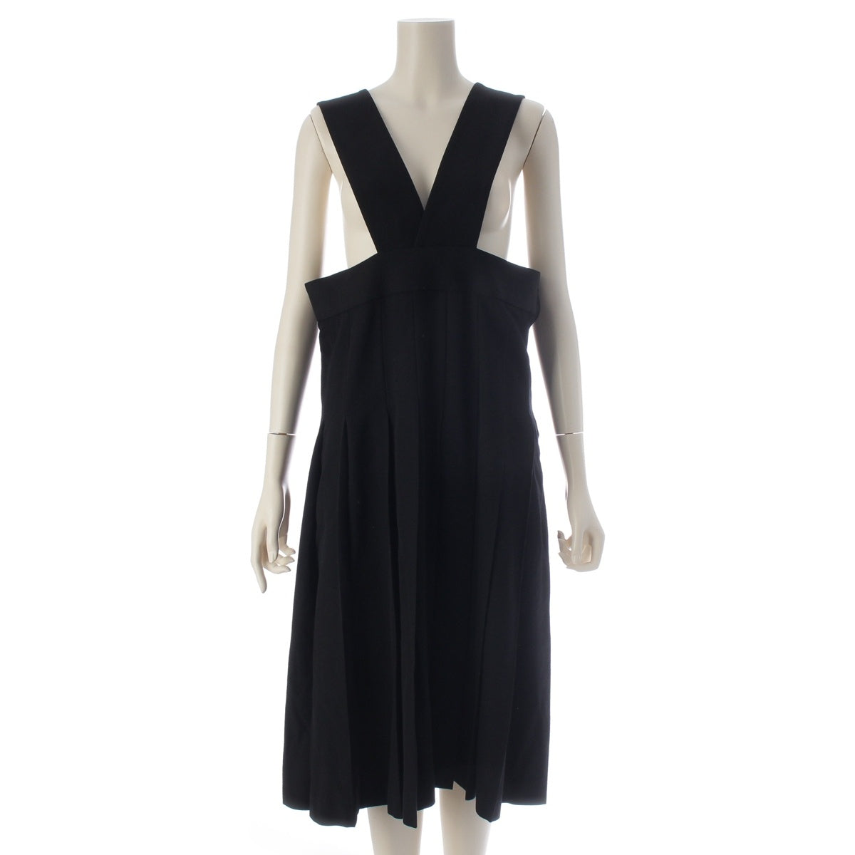 COMME des GARCONS Girl Pleated suspender jacket skirt NM-A007 black XS