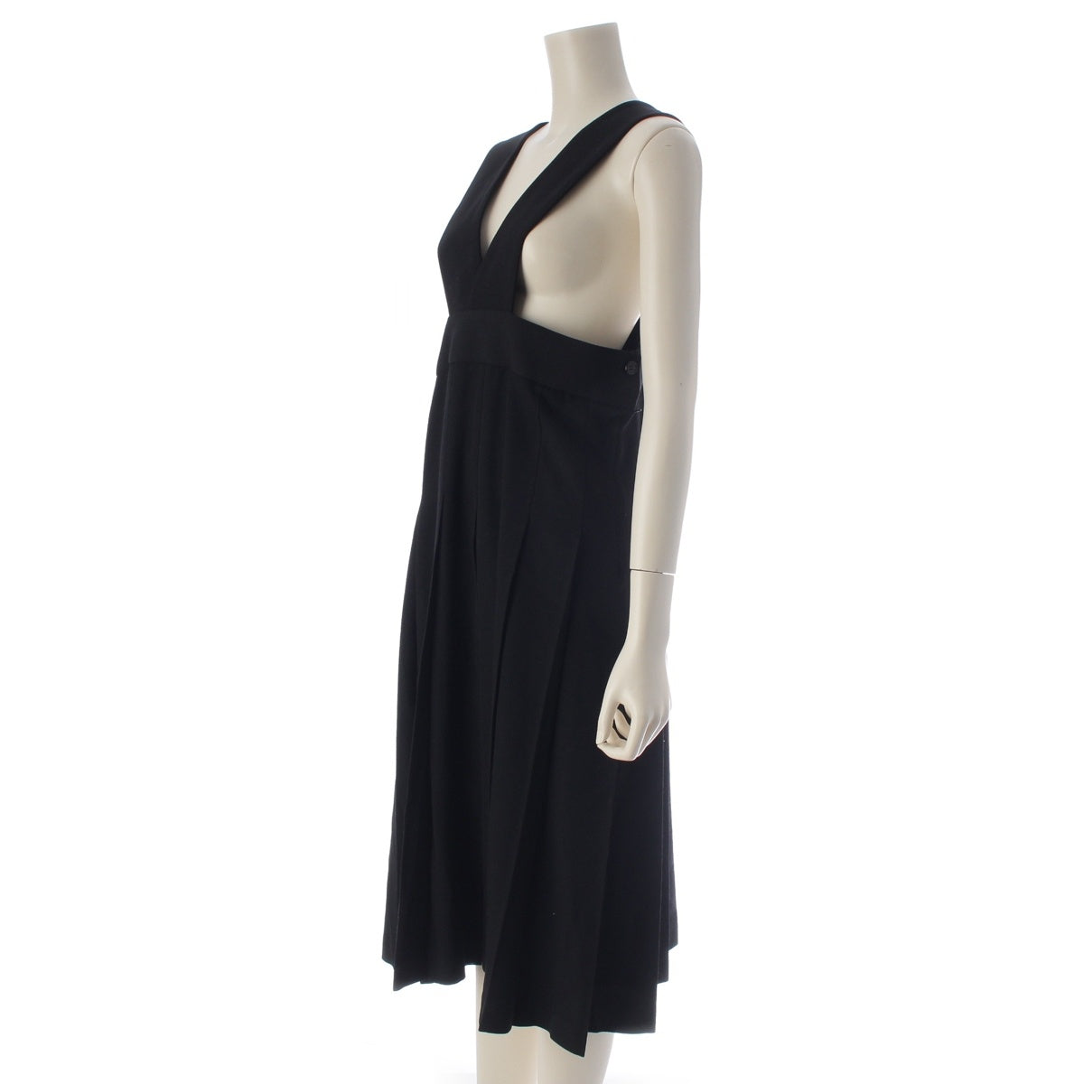 COMME des GARCONS Girl Pleated suspender jacket skirt NM-A007 black XS