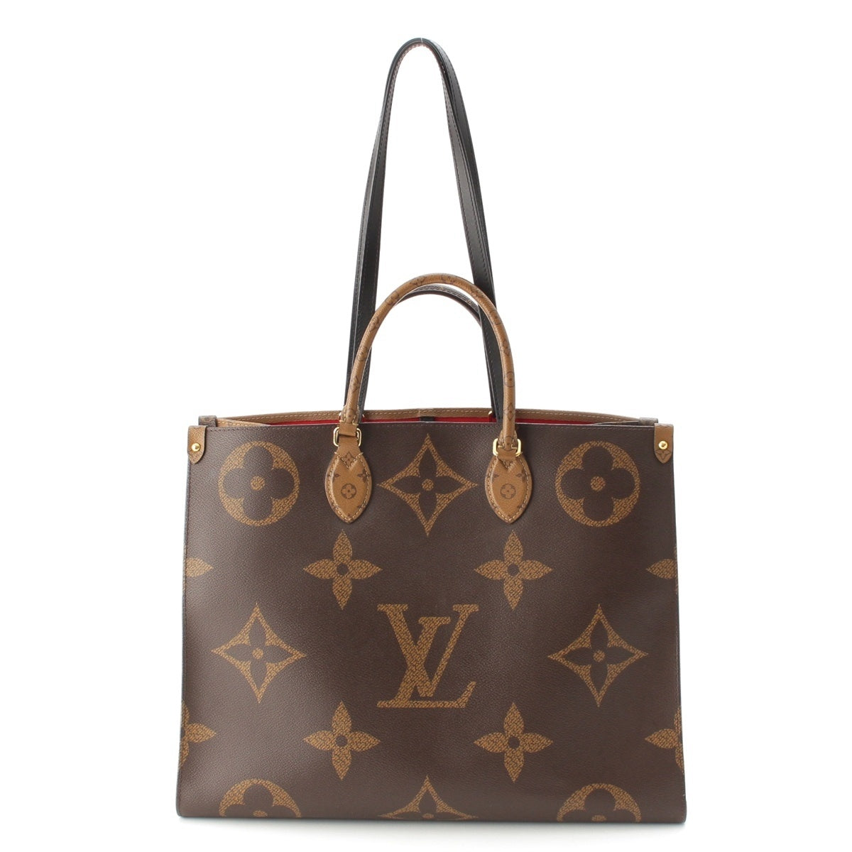 LOUIS VUITTON On-the-go GM Monogram Reverse Giant Tote Bag M44576 Brown