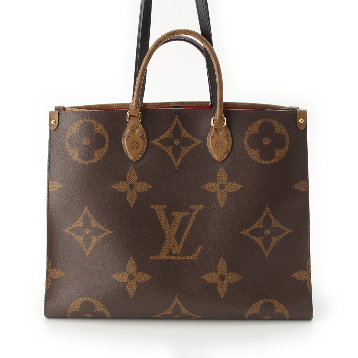 LOUIS VUITTON On-the-go GM Monogram Reverse Giant Tote Bag M44576 Brown