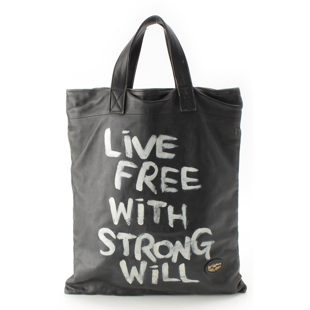 COMME des GARCONS Louis Rubbed Ther paint Tote Bag KO-K001 black