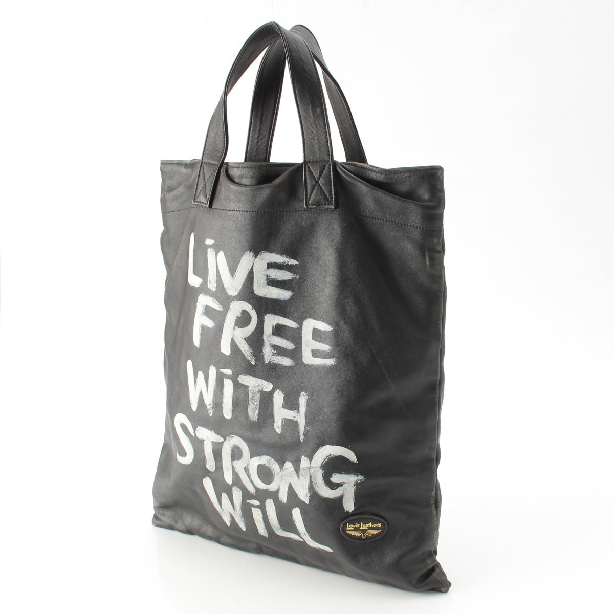 COMME des GARCONS Louis Rubbed Ther paint Tote Bag KO-K001 black