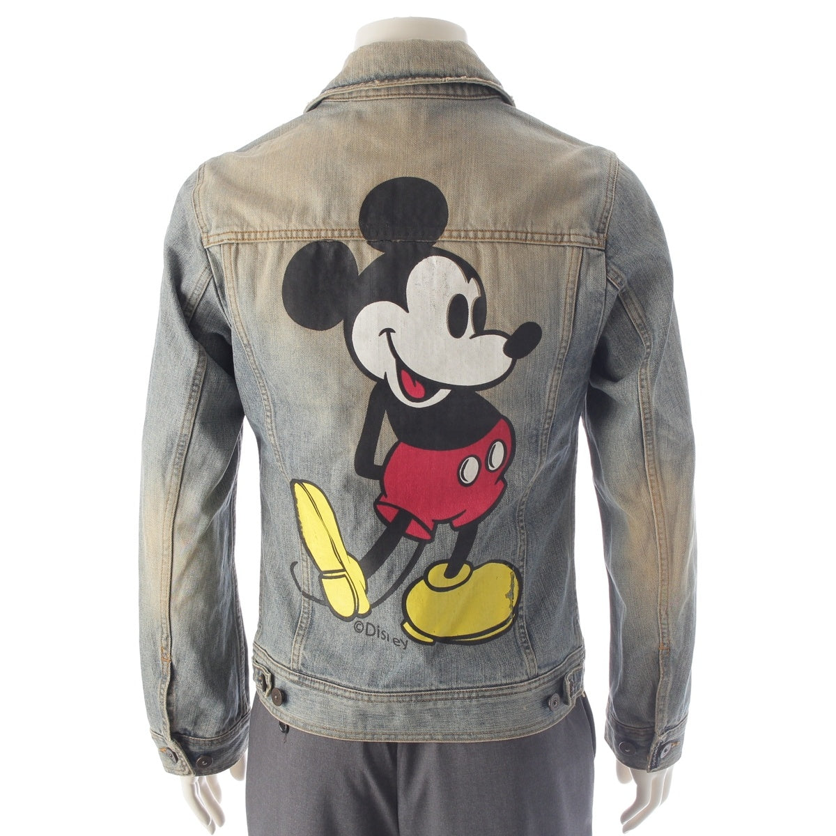 DOLCE&GABBANA Disney cotton Mickey Mouse Denim Jacket Indigo 46