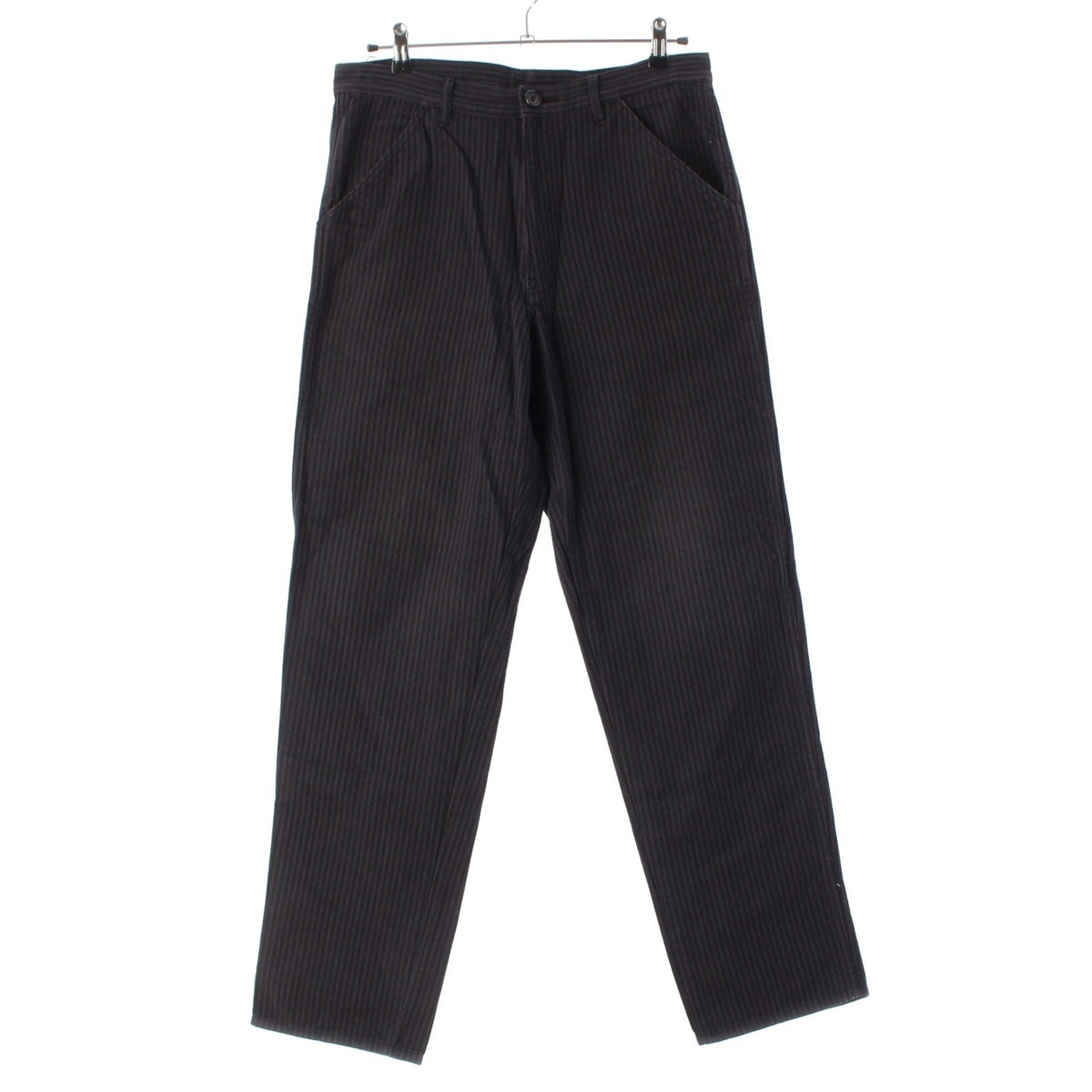 COMME des GARCONS HOMME PLUS Rolling Stones cotton Lip & Tongue Stripe Pants Tapered bottoms PQ-P021 gray S