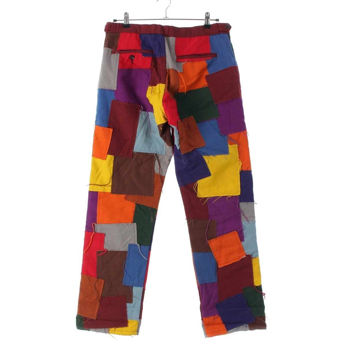 COMME des GARCONS wool cotton patchwork Pants PK-P038 multicolor L
