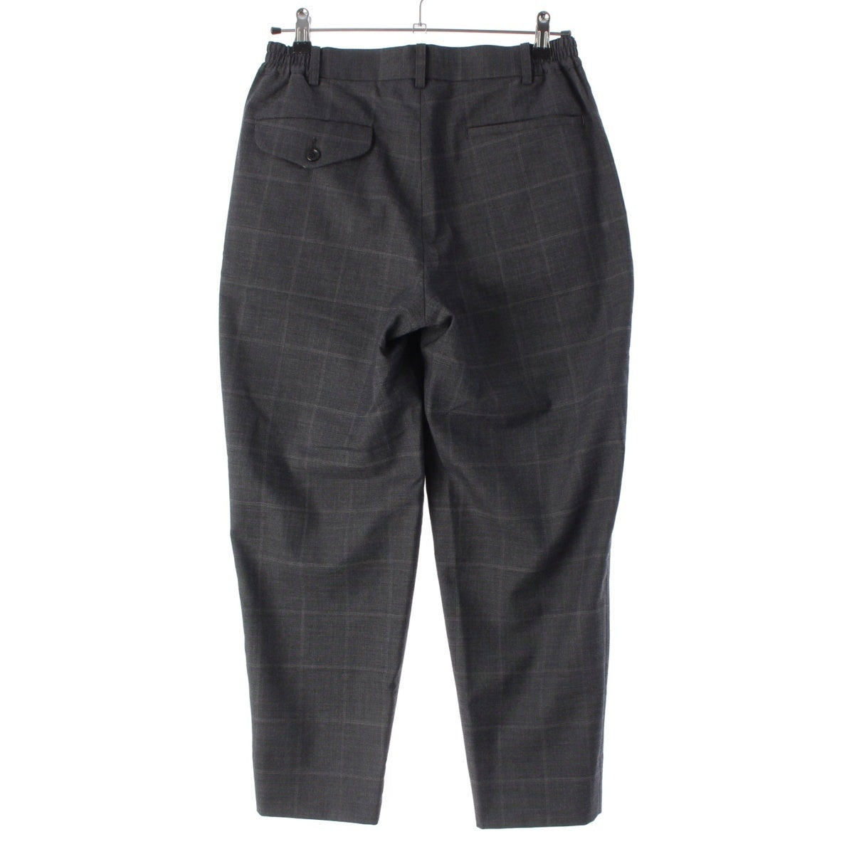 COMME des GARCONS Omdu wool Check Pattern Slacks Pants Bottoms DP-P031 gray XS