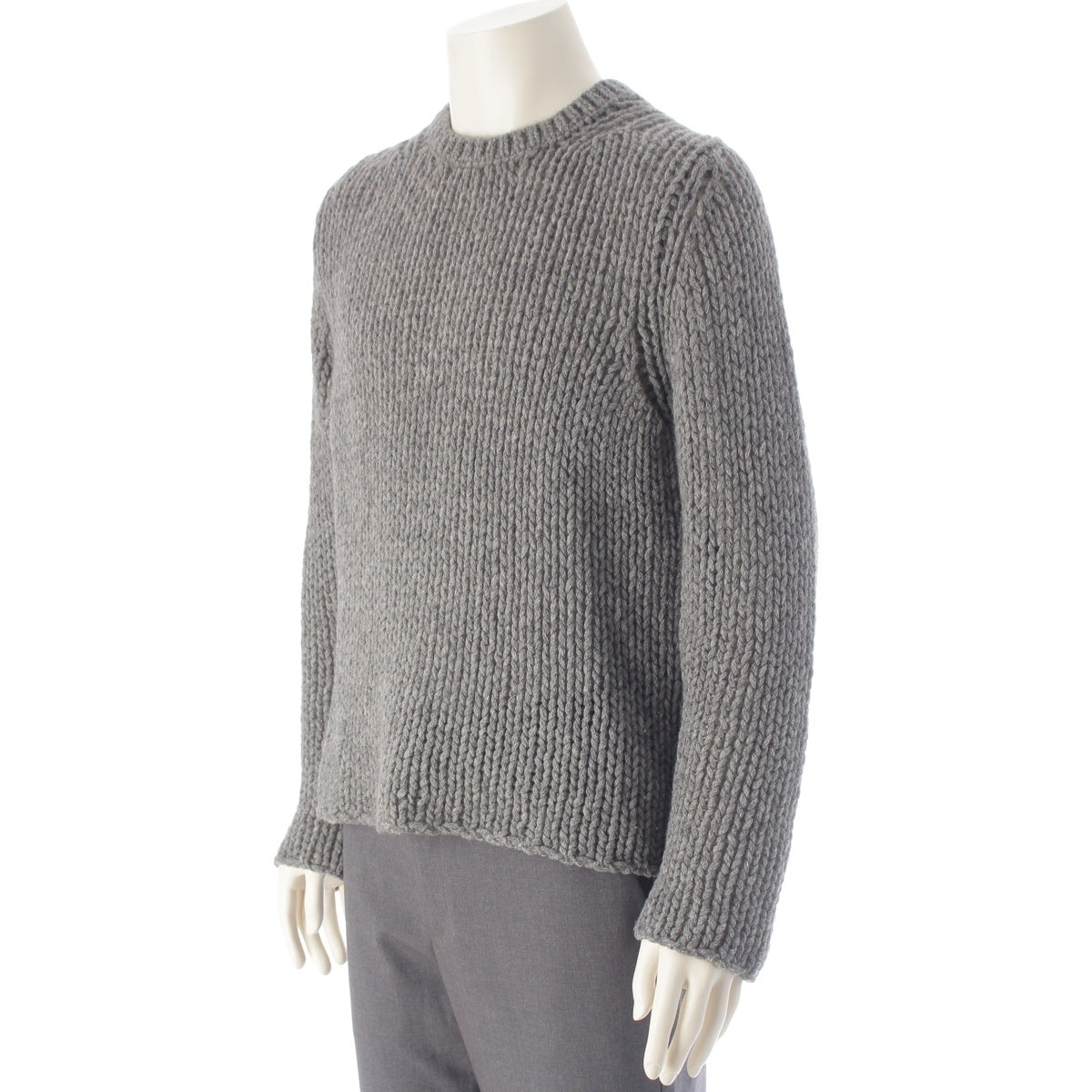 COMME des GARCONS HOMME DEUX wool low gauge knit sweater DN-N005 gray S
