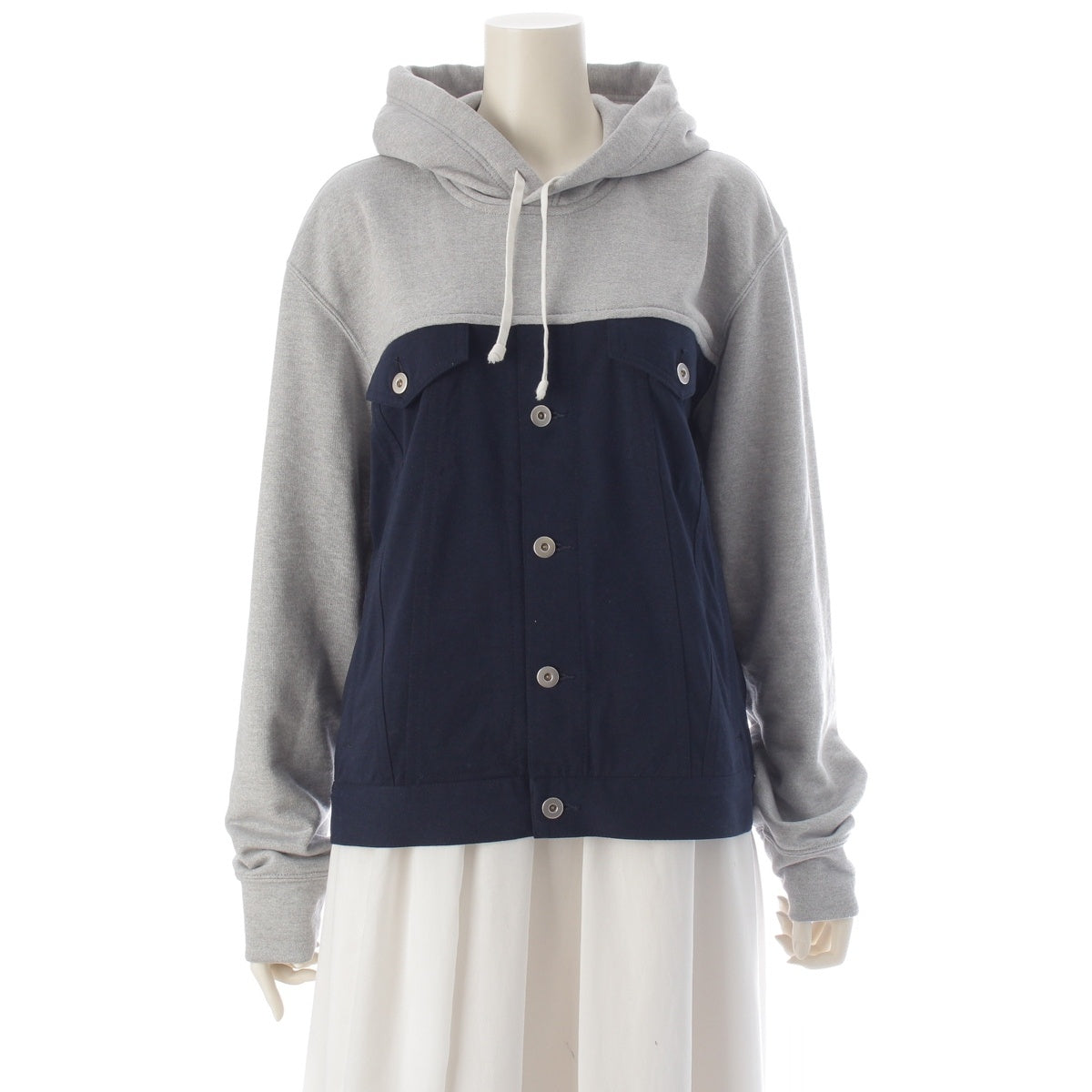 COMME des GARCONS Omdu docking Parker tops DP-T003 Gray navy S