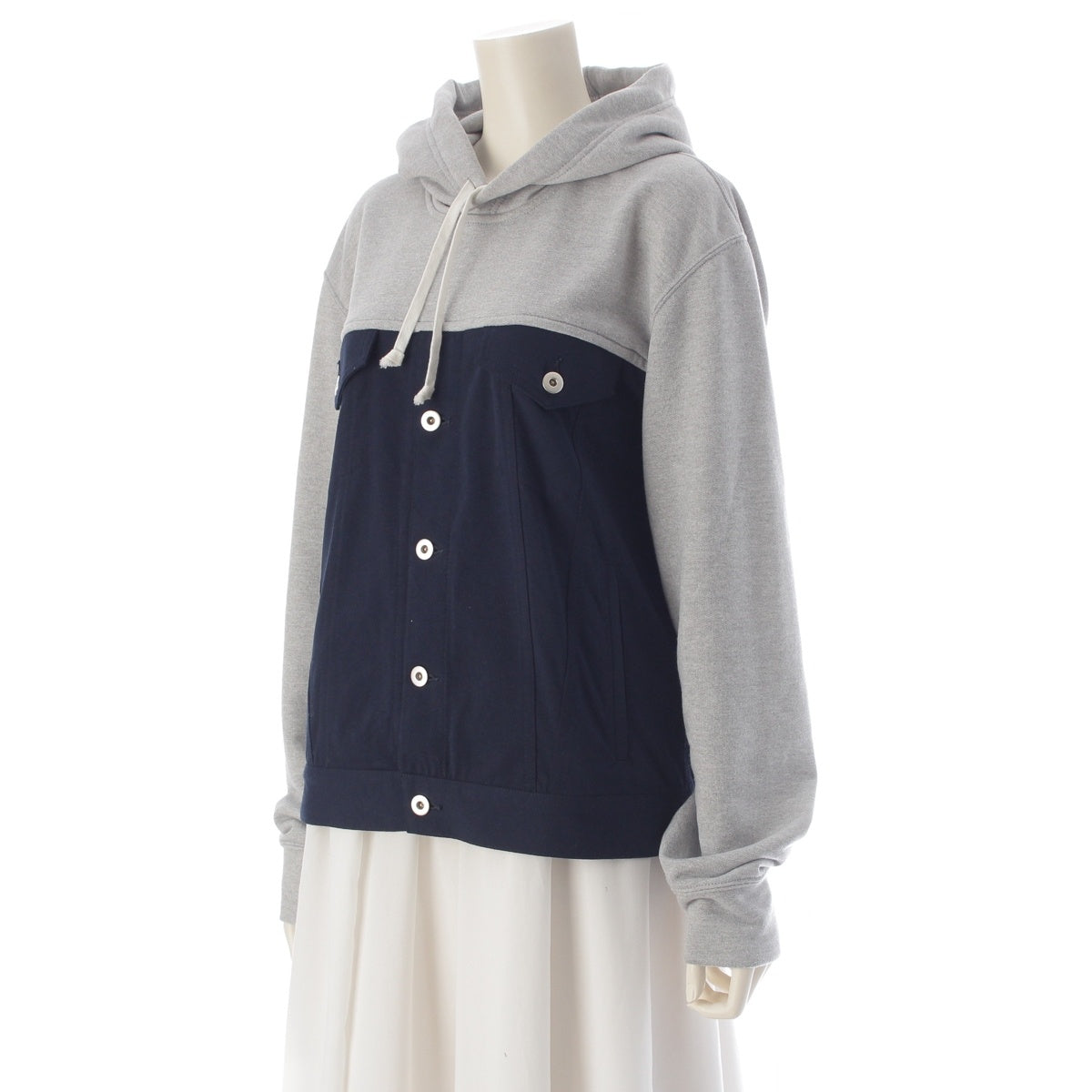 COMME des GARCONS Omdu docking Parker tops DP-T003 Gray navy S