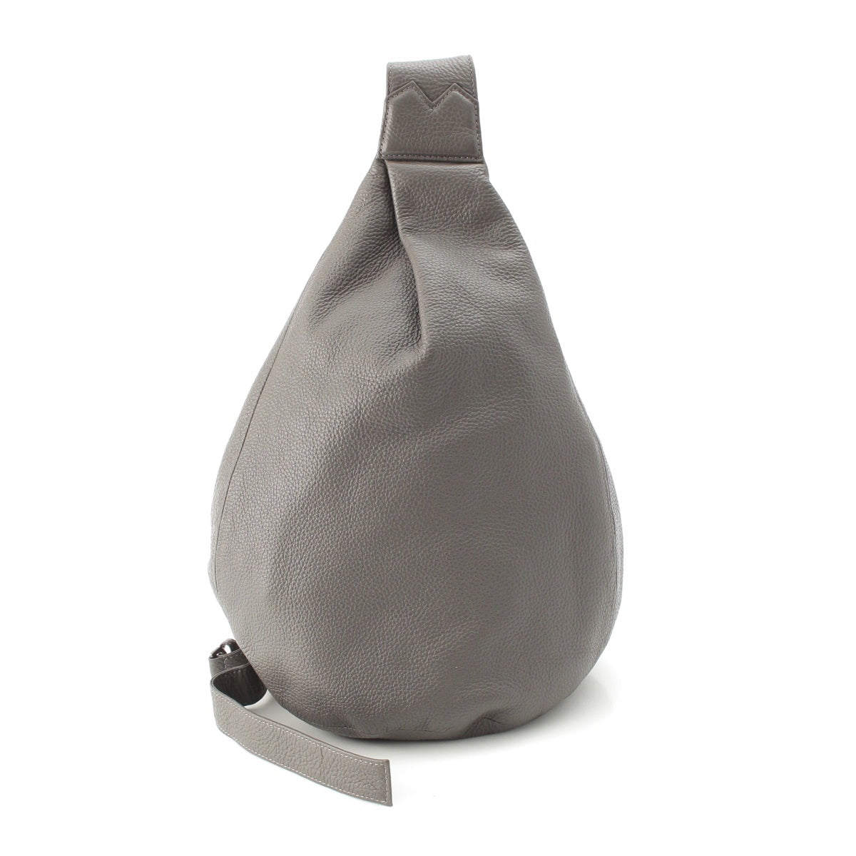 Discord Yohji Yamamoto leather body Shoulder Bag DN-106-704 gray