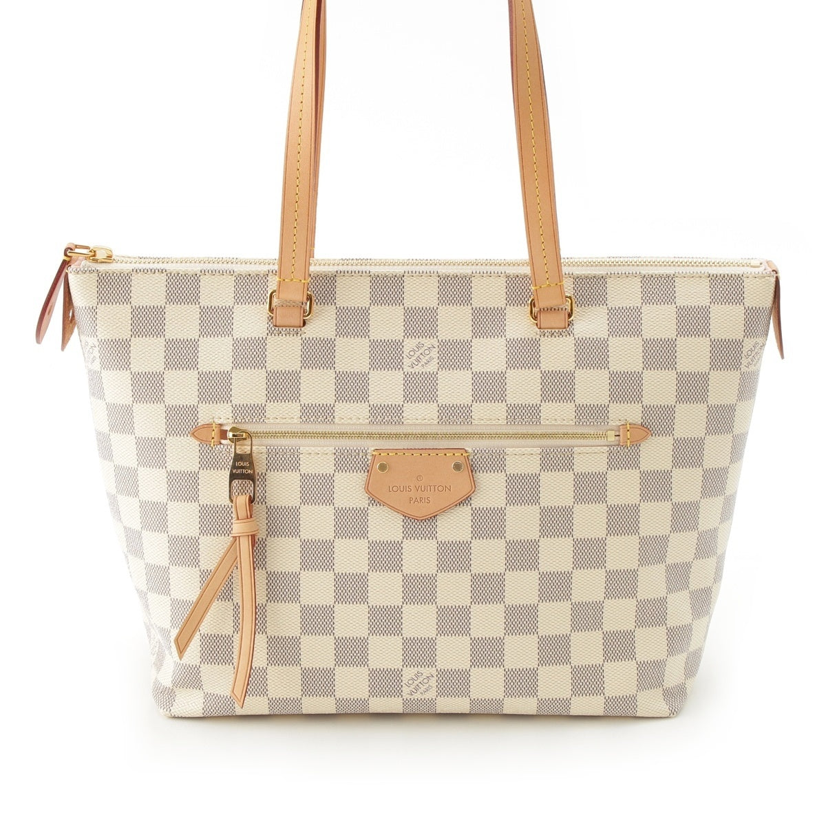 LOUIS VUITTON Damier Azur Iena PM Tote Bag N44039 white