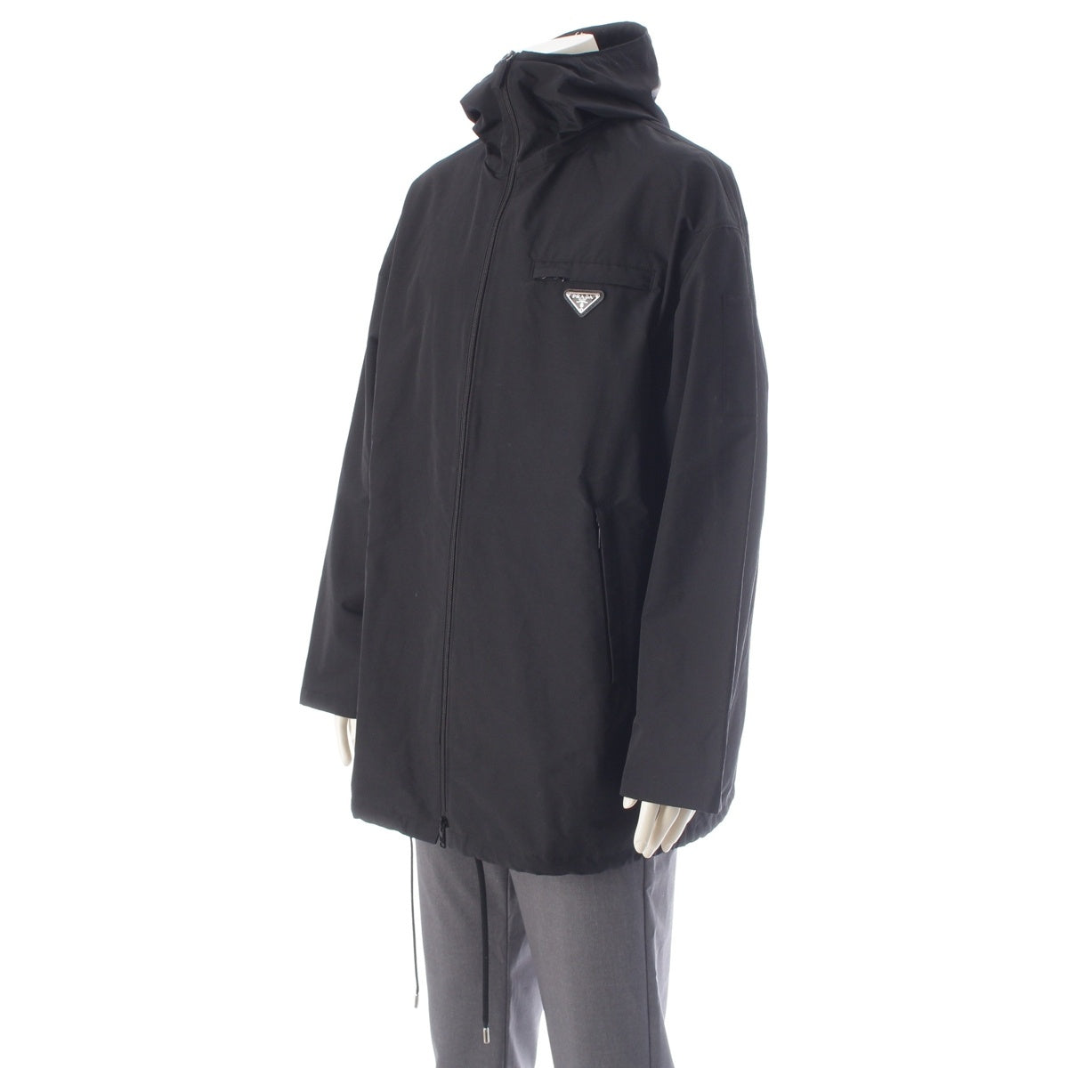 PRADA Cotton polyester Triangle logo Blouson SGN847 black M