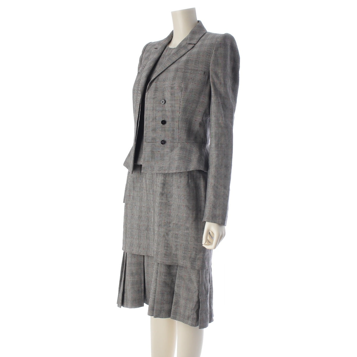 Alexander McQueen wool Jacket one piece setup 369018/377608 gray 40/42