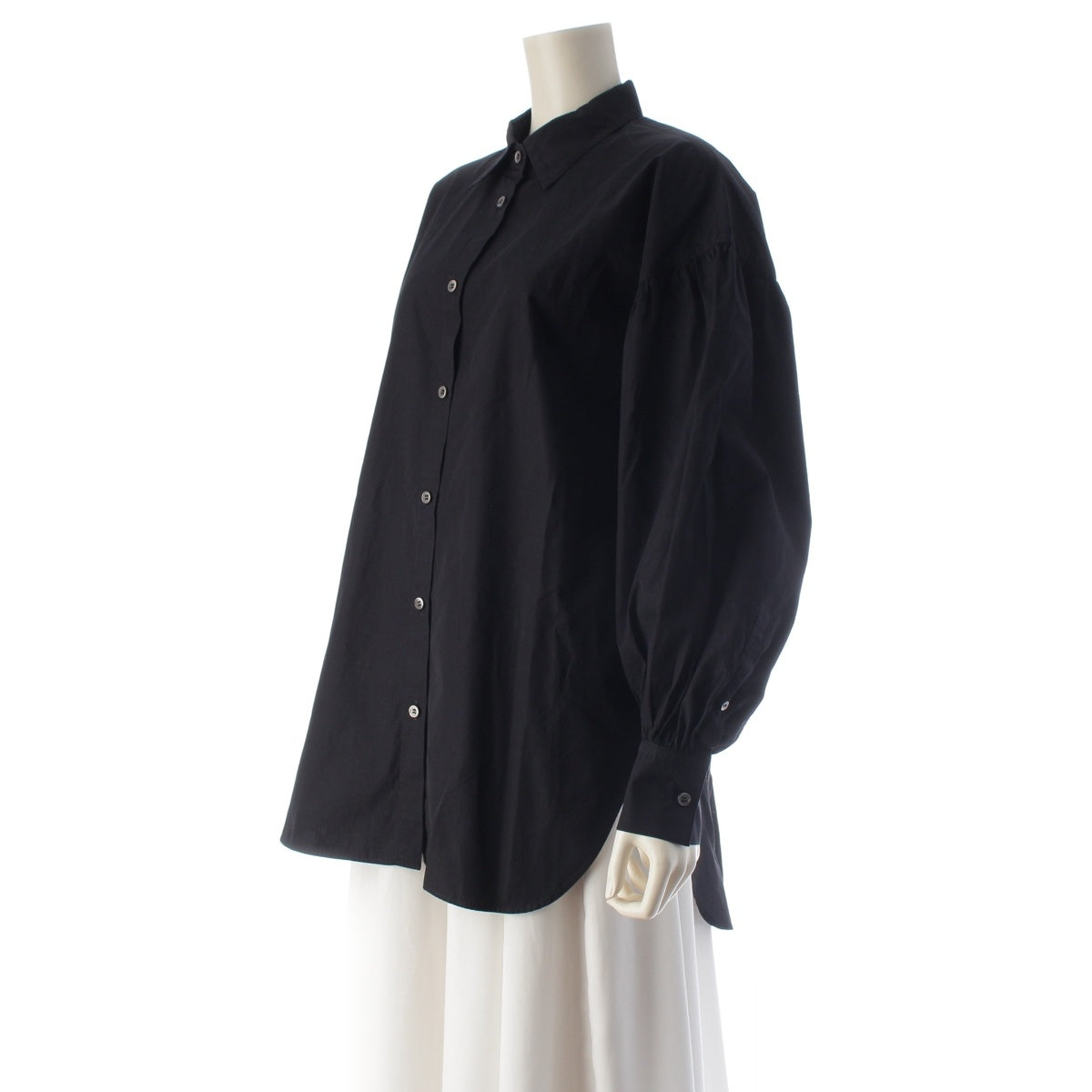 ADORE THOMAS MASON CO cotton Broad Long sleeve shirt tops 531-3910207 black 38