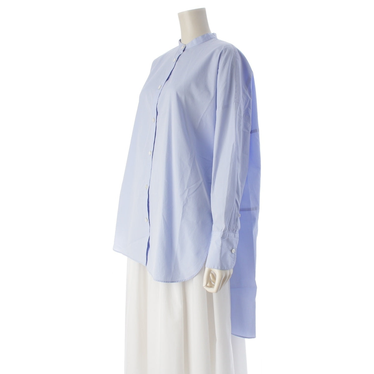 ADORE THOMAS MASON CO cotton Broad Long sleeve shirt tops 531-3910207 Light blue 38
