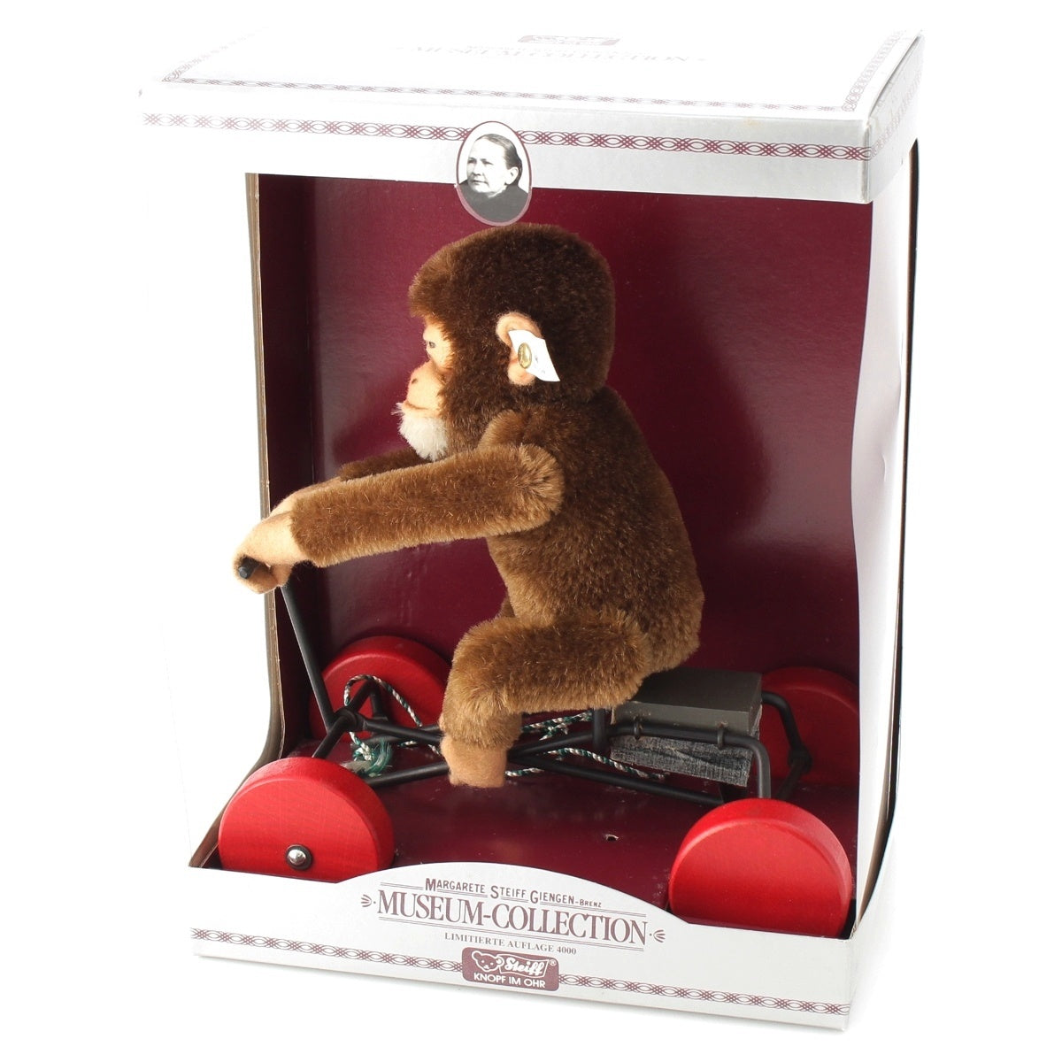 Steiff Museum Collection RECORD PETER - Peter Salle, the record seller Toys 02623 Brown red
