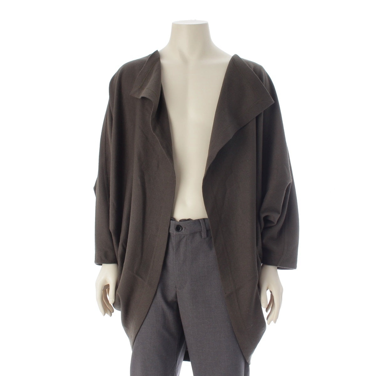 Plantation Squid Sweatshirt Dolman Sleeve Drape Jacket Jacket outer Olive green