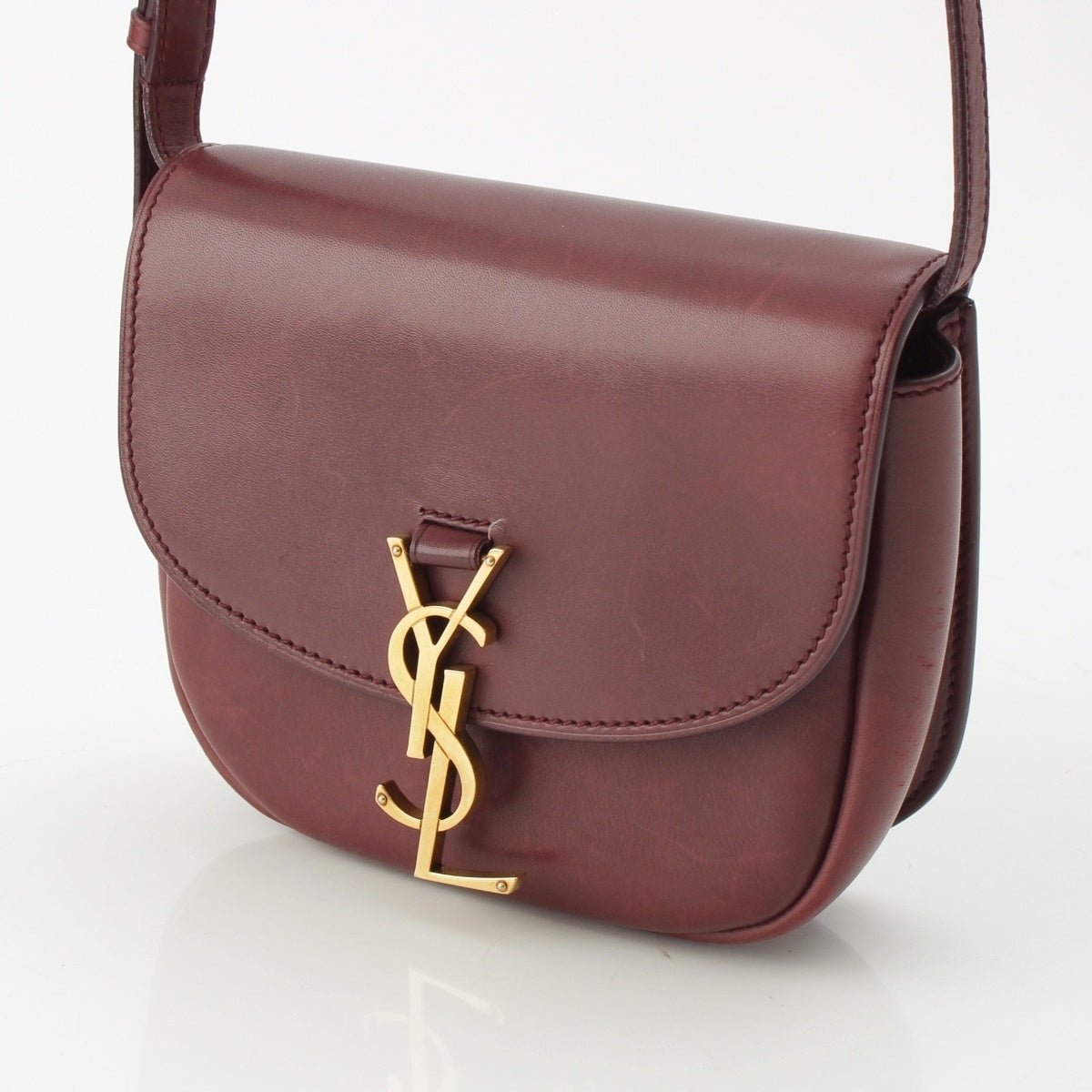 SAINT LAURENT PARIS Kaia leather Shoulder Bag 619740 Bordeaux