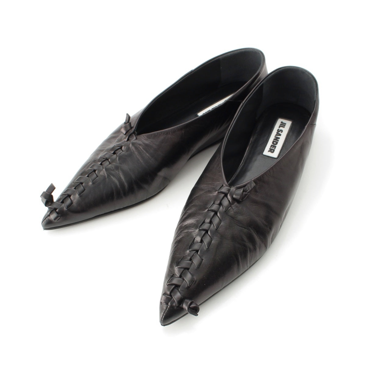 JIL SANDER ballerina flats pumps shoes J15WZ0004 black 38