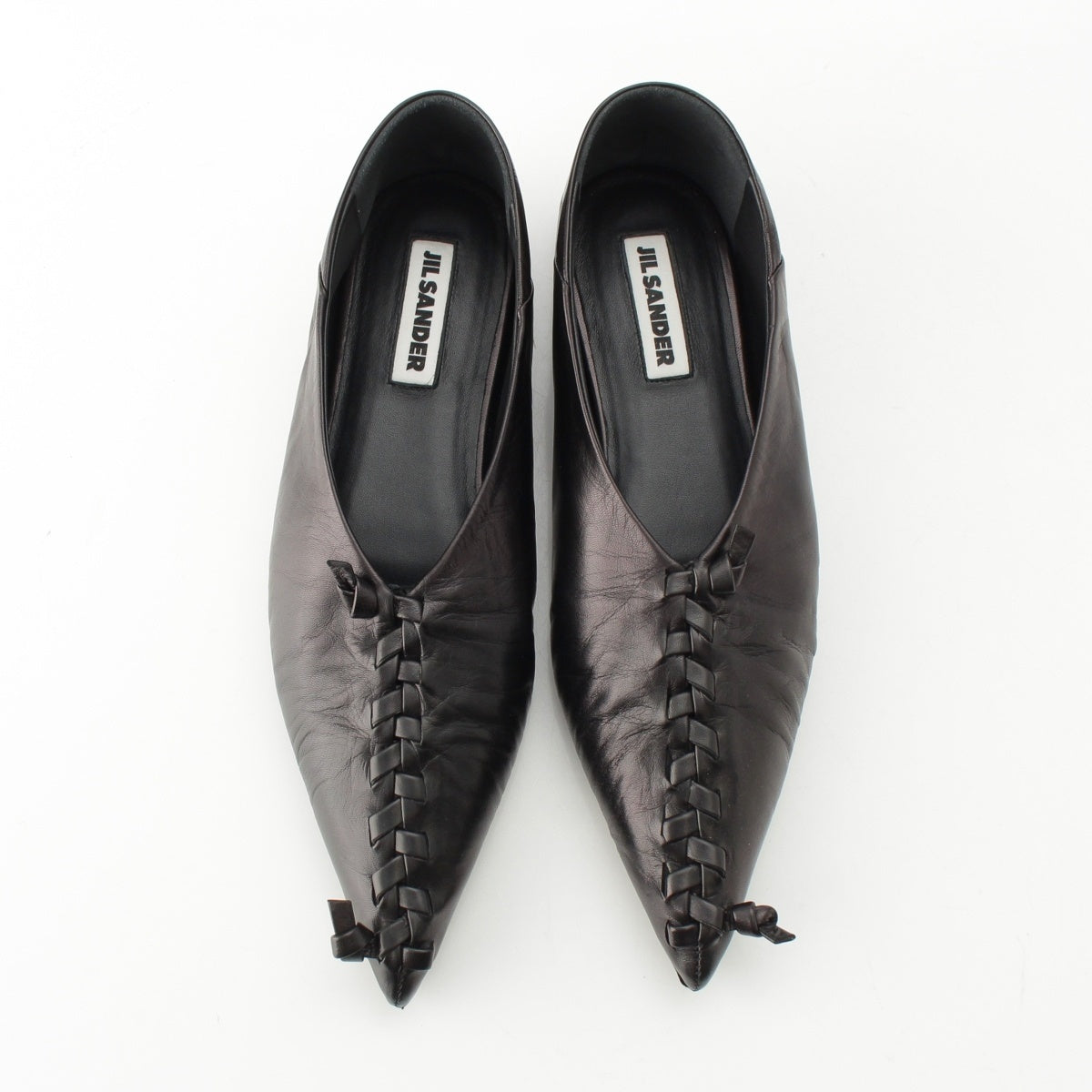 JIL SANDER ballerina flats pumps shoes J15WZ0004 black 38