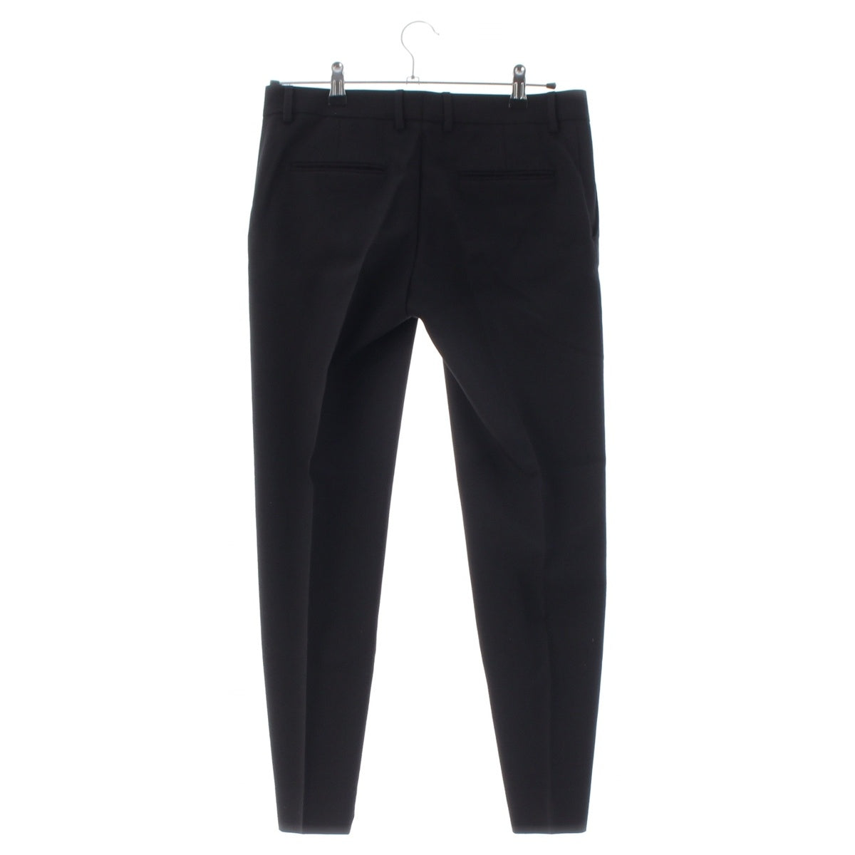 SAINT LAURENT wool Side-zip slacks Pants 531499 black 36