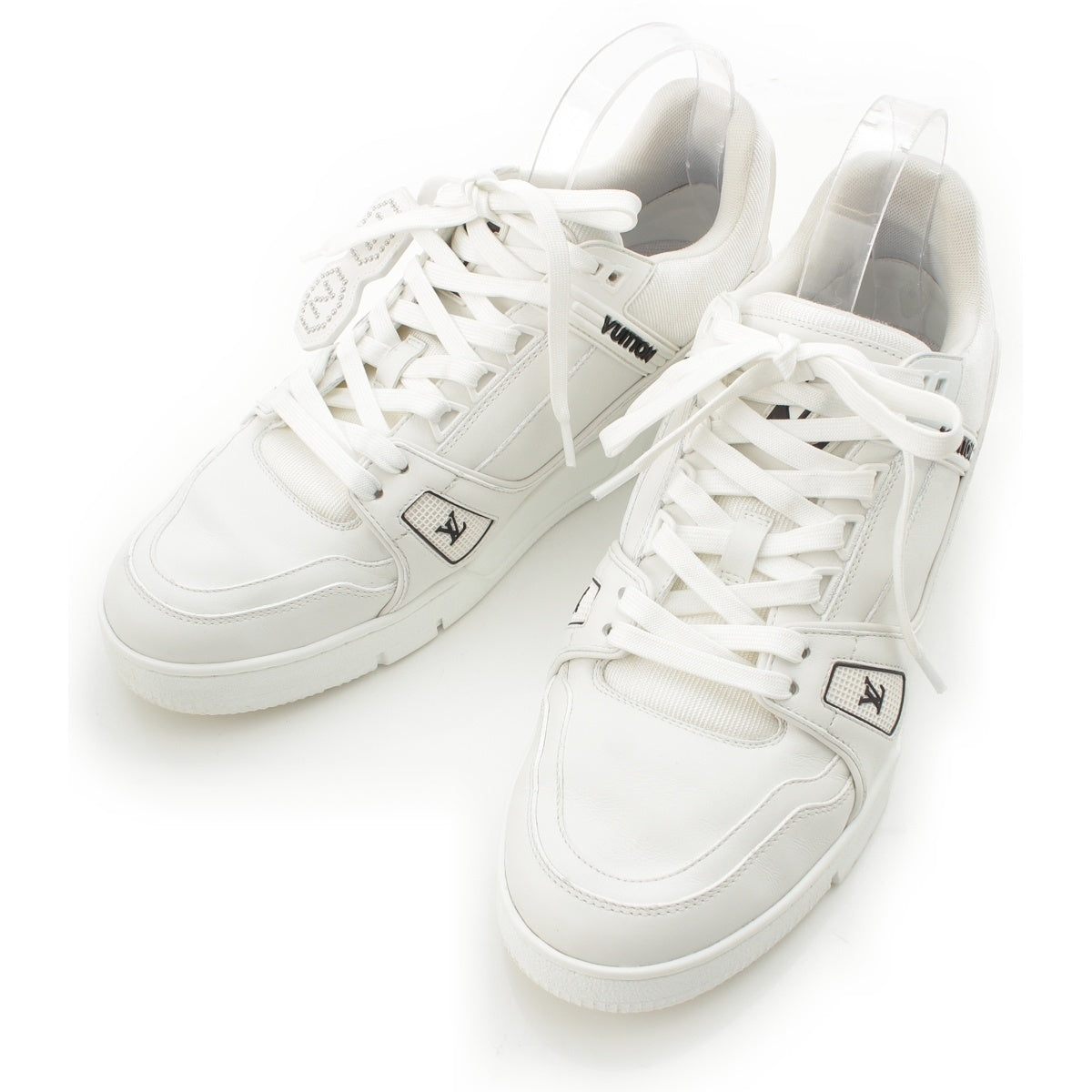LOUIS VUITTON NIGO Collaboration LV Trainer sneakers shoes white 7 1/2