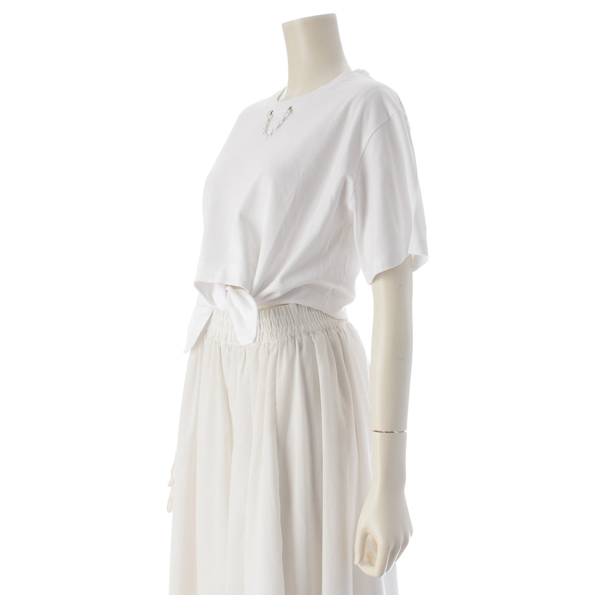 LOUIS VUITTON With neck chain Cut tops RW231J UOL FOTS15 white S