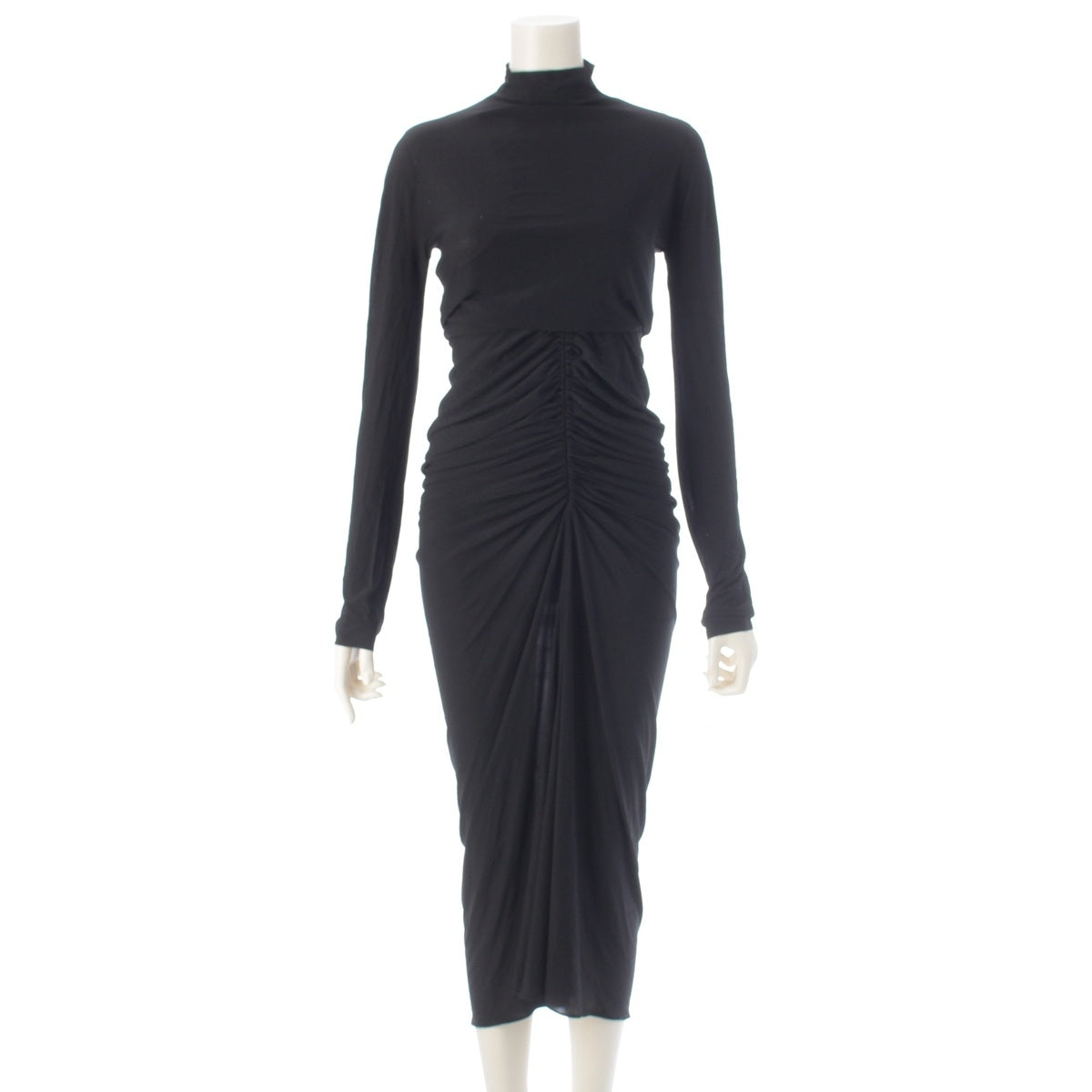 Alaia Rayon Drape Jersey Jersey Dress one piece black 40