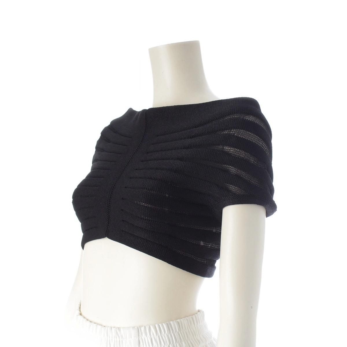 Alaia 3D Mesh Design tops AA9H11146M751 black 38