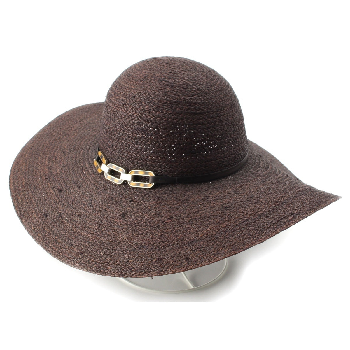 HELEN KAMINSKI Raffia charm hat Brown