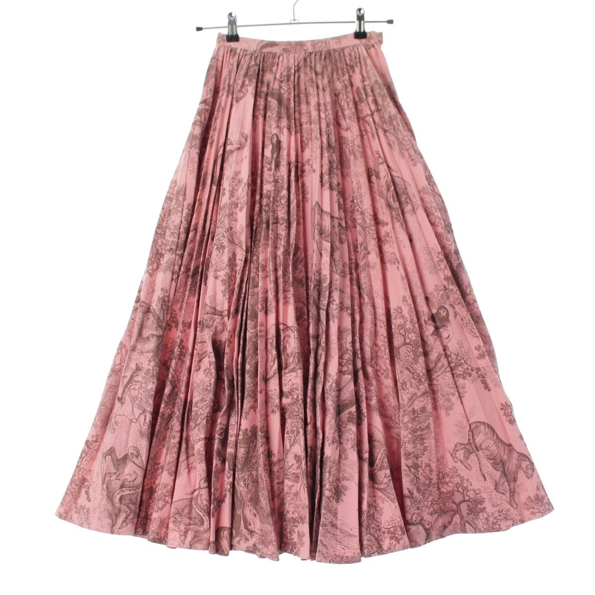 Christian Dior Dioliviera Toile de Jouy all-over print skirt Bottoms 342J04A3476 pink 34