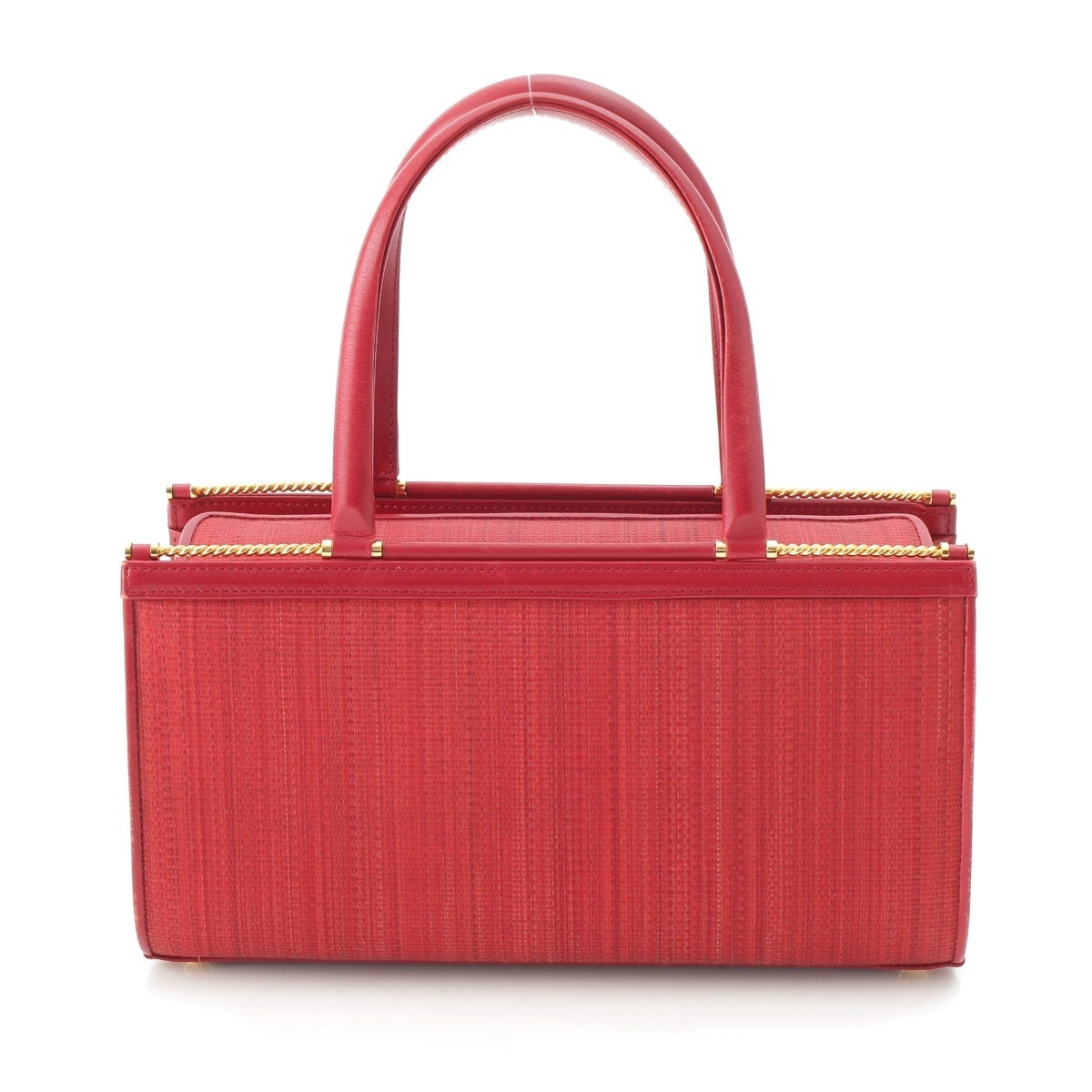COMTESSE Christine Horsehair Handbag Red