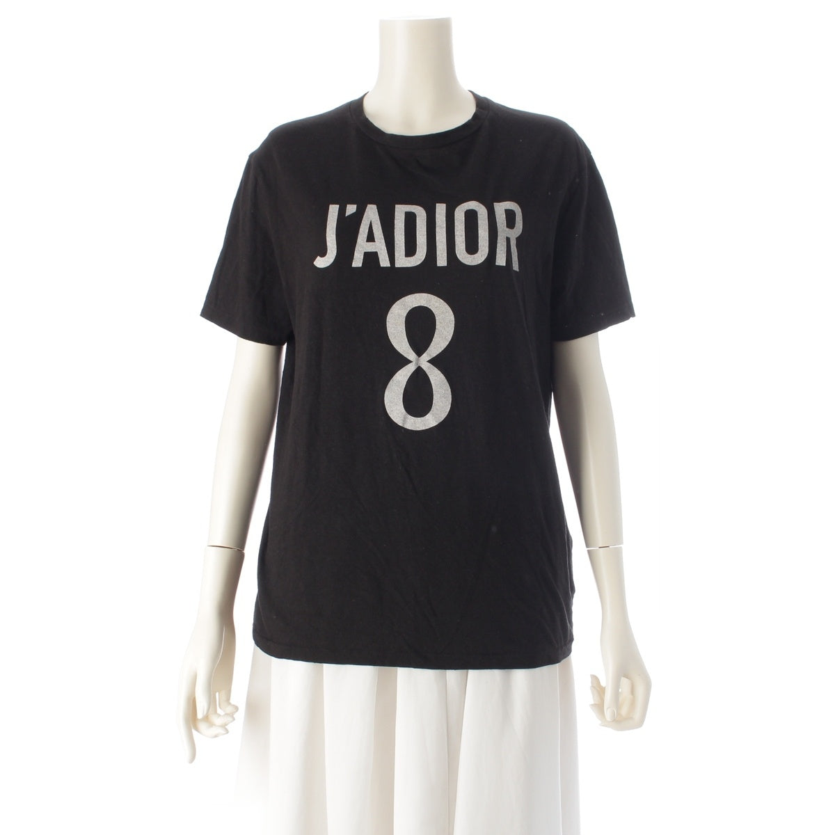 Christian Dior J'ADIOR 8 print Short sleeve T-shirt tops 843T03TC428 black L