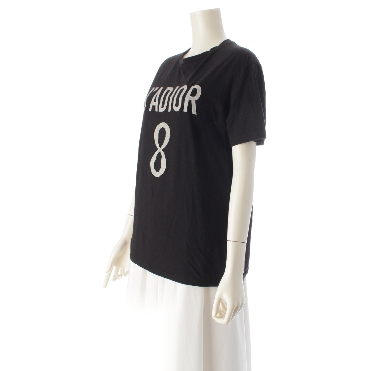 Christian Dior J'ADIOR 8 print Short sleeve T-shirt tops 843T03TC428 black L