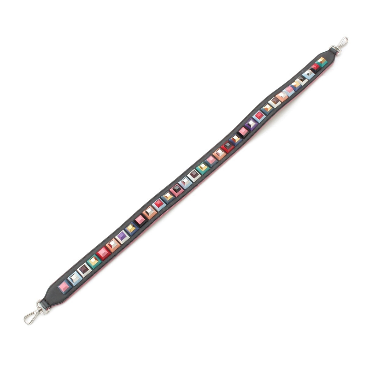 FENDI Strap you leather Square Shoulder strap multicolor